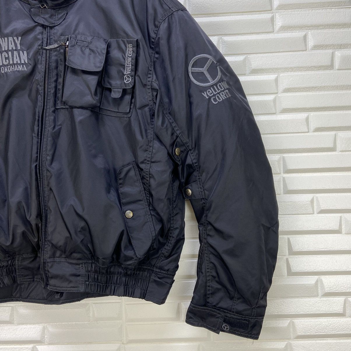 YELLOW CORN Vtg Yellow Corn Sledge Hammer Highway The 3rd Bomber Style Size US M / EU 48-50 / 2 - 5 Thumbnail