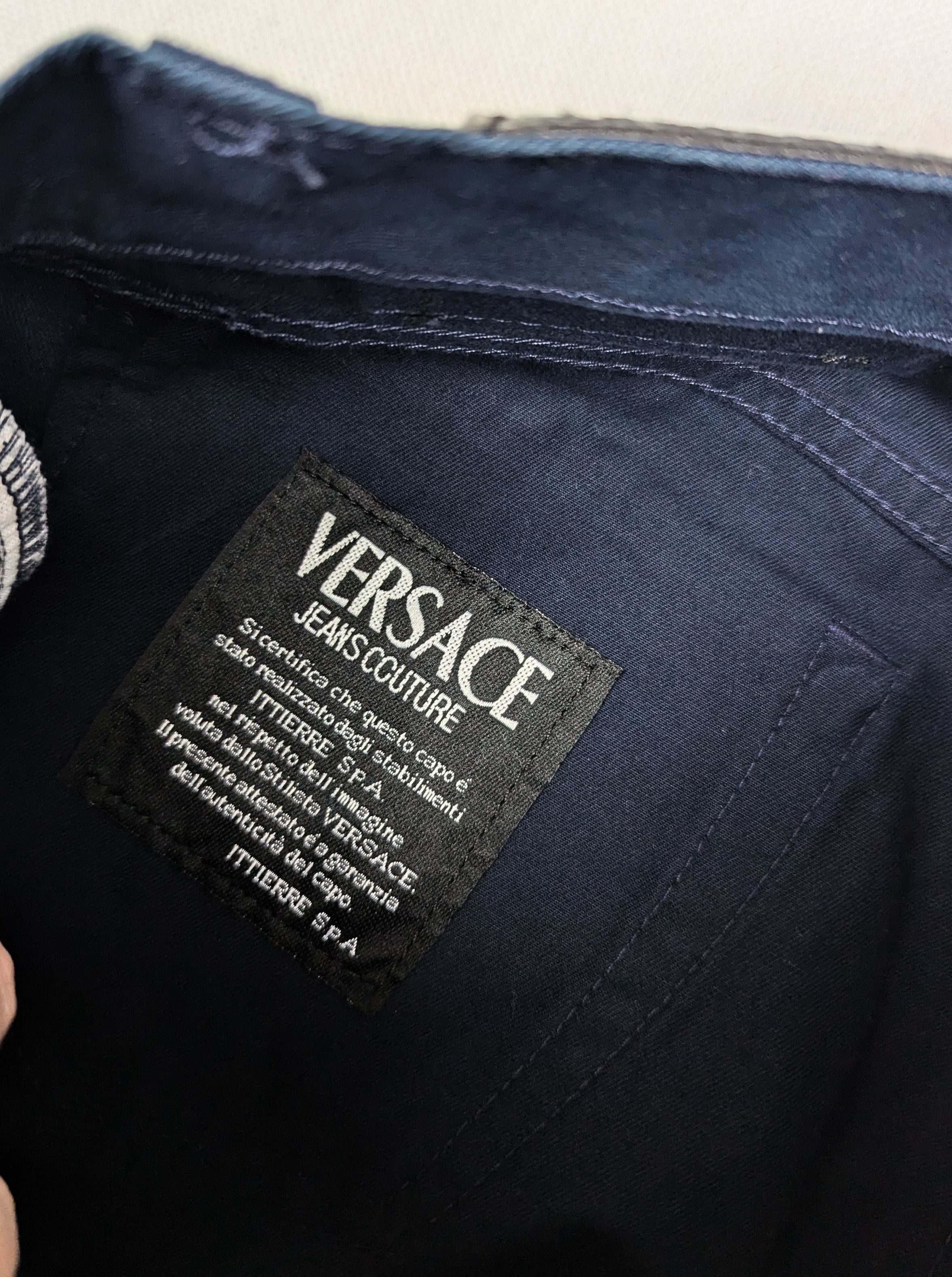 Versace Jeans Couture Versace Jeans Couture navy blue trousers S Size 26" / US 2 / IT 38 - 6 Thumbnail