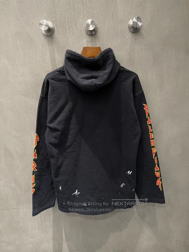 Balenciaga Balenciaga Flame text hoodie Size US XXS / EU 40 - 2 Thumbnail