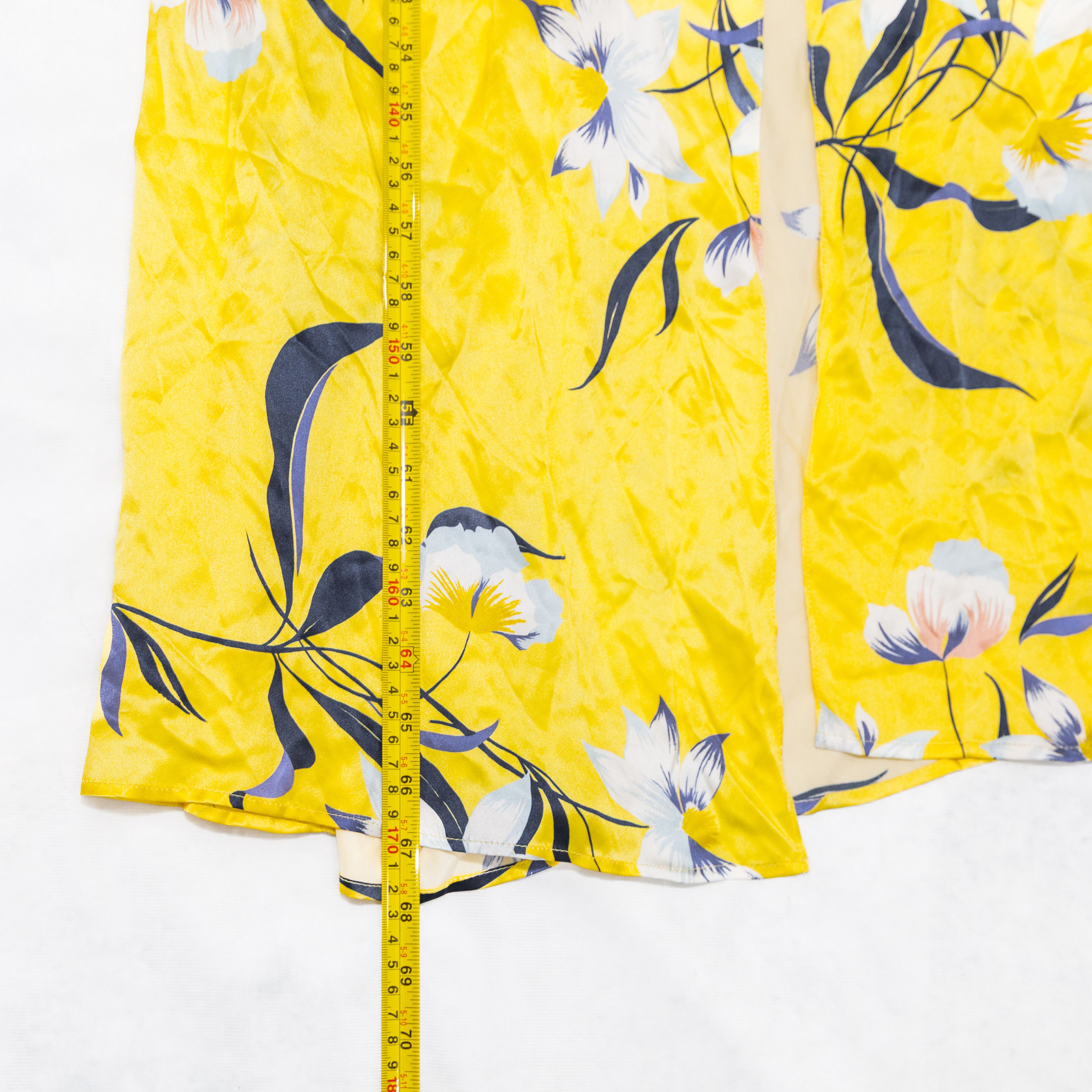 Amanda Uprichard Amanda Uprichard McCanna Yellow Floral Gown 100% Silk Small Size S / US 4 / IT 40 - 11 Thumbnail