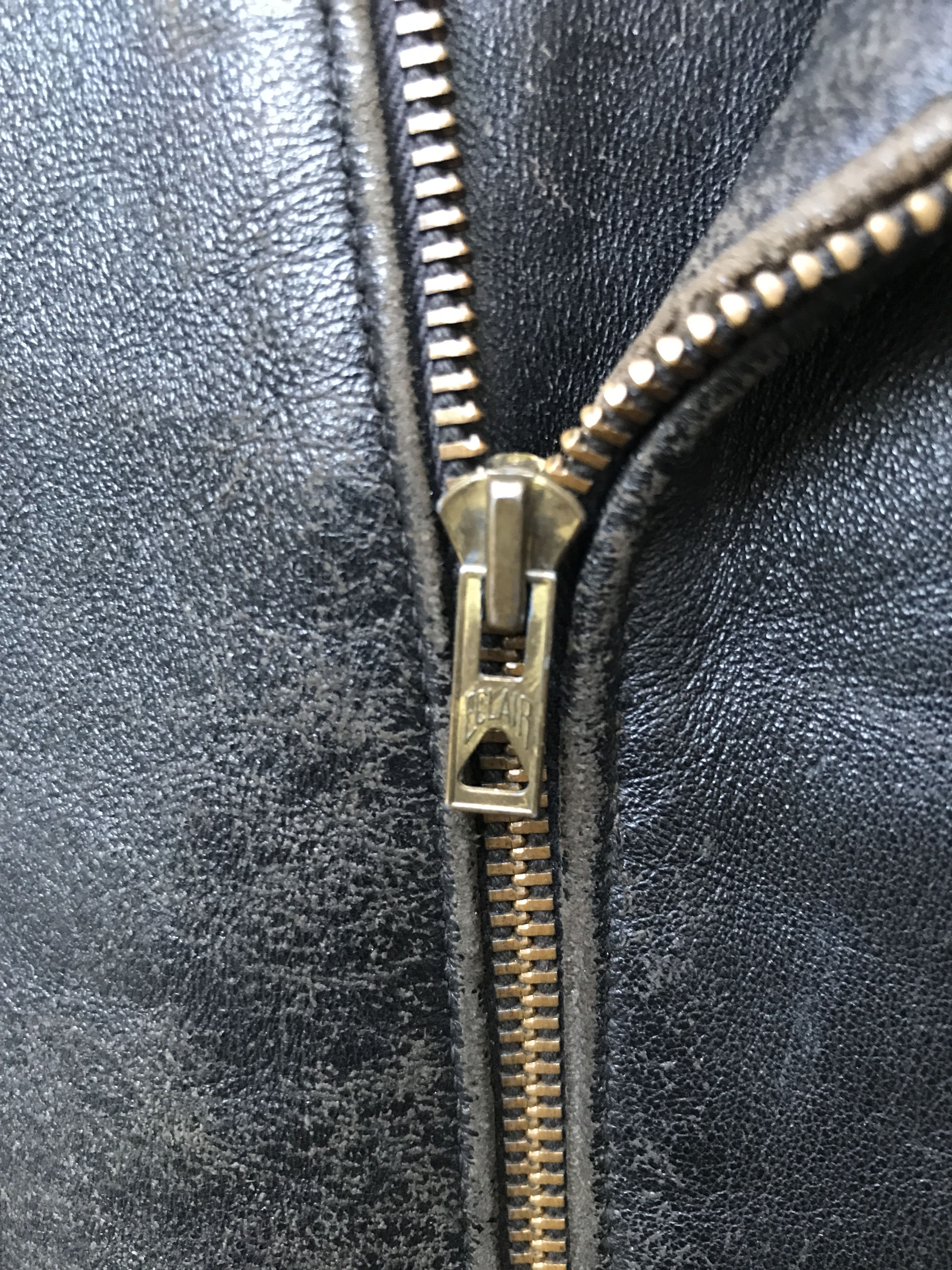 Vintage Rare Vintage 60s French Motorcycle Leather Biker Jacket Size US XL / EU 56 / 4 - 11 Thumbnail