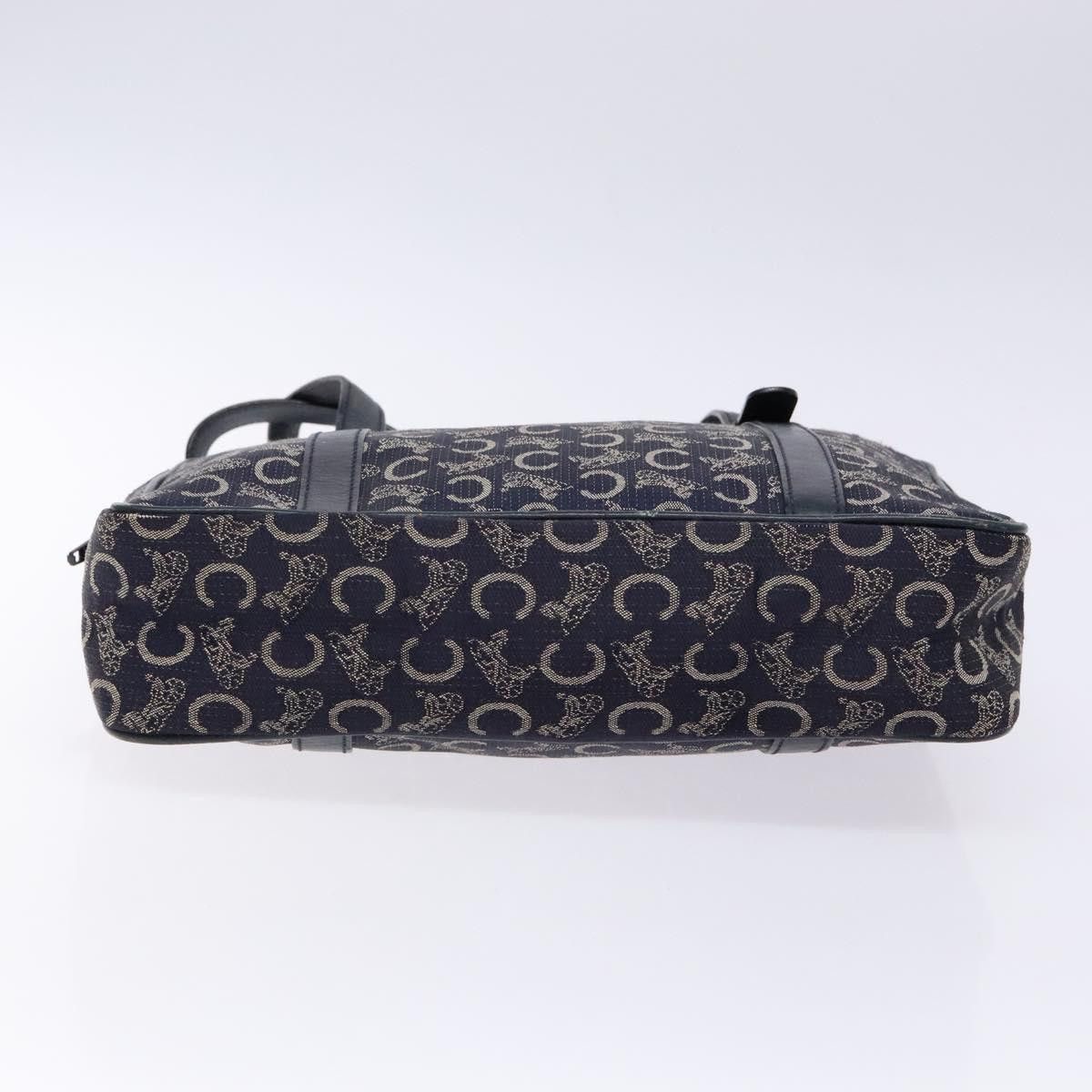 Celine CELINE Sulky Hand Bag Canvas Navy Size ONE SIZE - 9 Thumbnail