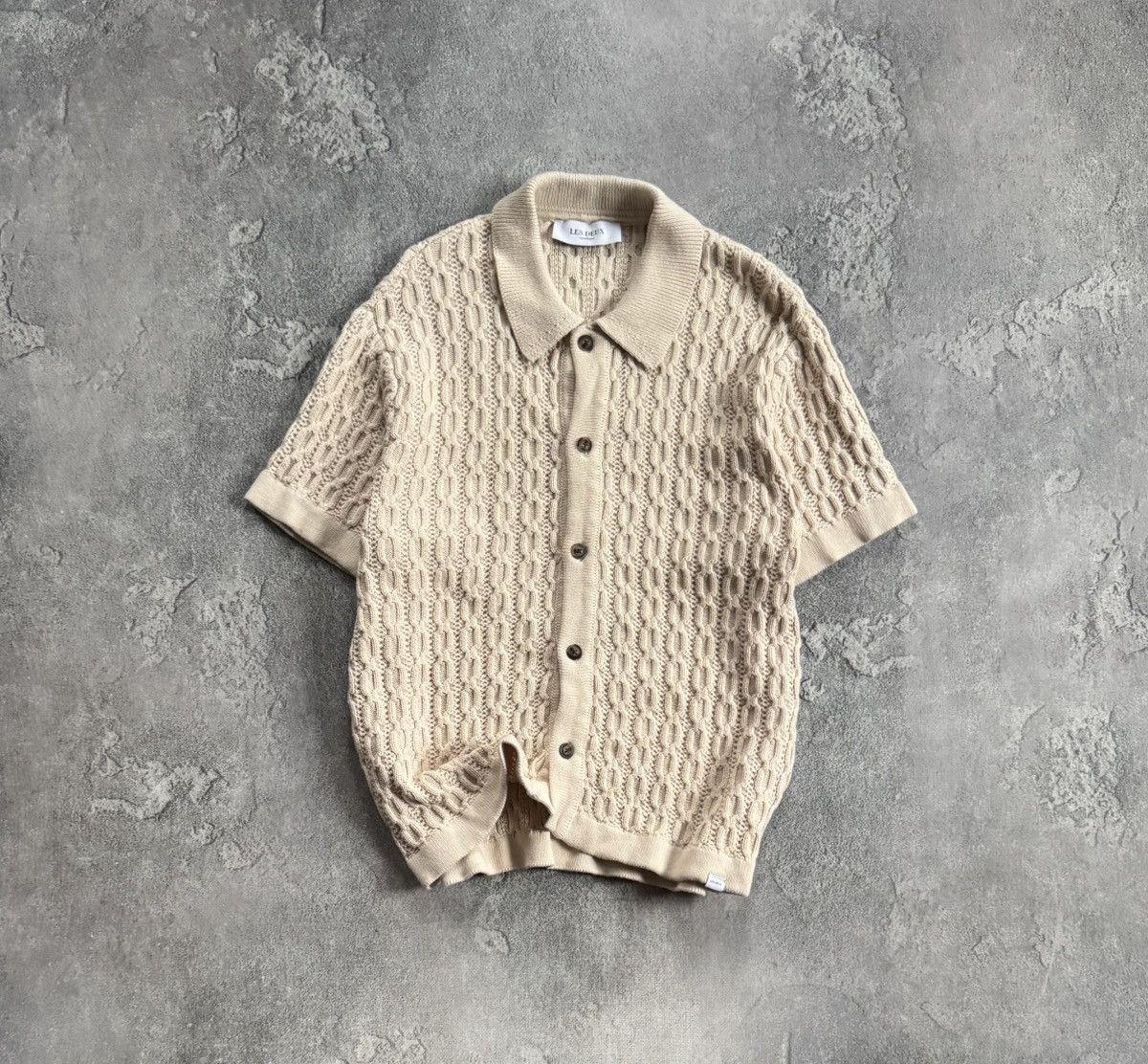 Les Deux Les Deux Garrett knitwear shirt button up polo knit jumper Size US M / EU 48-50 / 2 - 1 Thumbnail