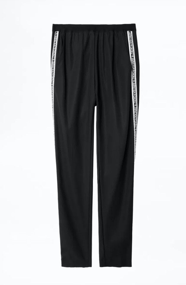 Zadig & Voltaire Zadig & Voltaire Paula Band Perm Trouser Pant in Black 38/M Size 30" / US 8 / IT 44 - 4 Thumbnail