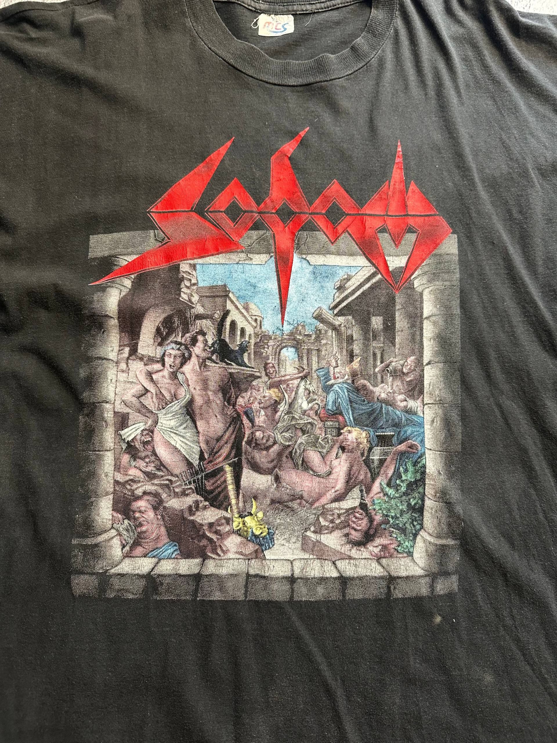Other Band Tees × Vintage — SODOM 80s T-Shirt Size US XL / EU 56 / 4 - 5 Thumbnail