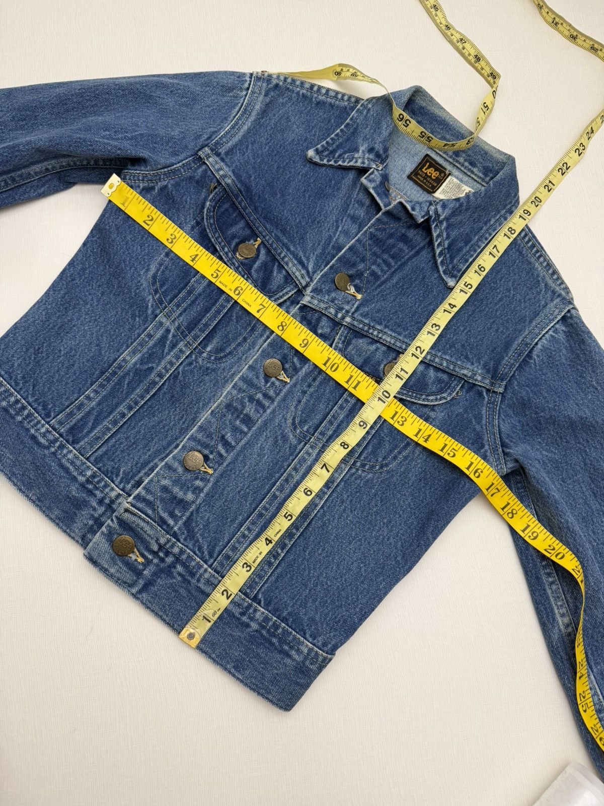 Lee Vintage 60s Lee Denim Trucker Jacket Union Made USA Wmn’s 14 Size S / US 4 / IT 40 - 7 Thumbnail