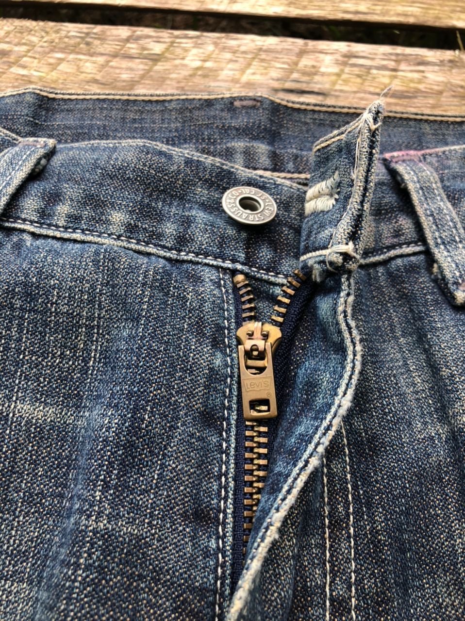 Levi's × Vintage Vintage Levi's 502 Denim Jeans Distressed Size US 31 - 7 Thumbnail