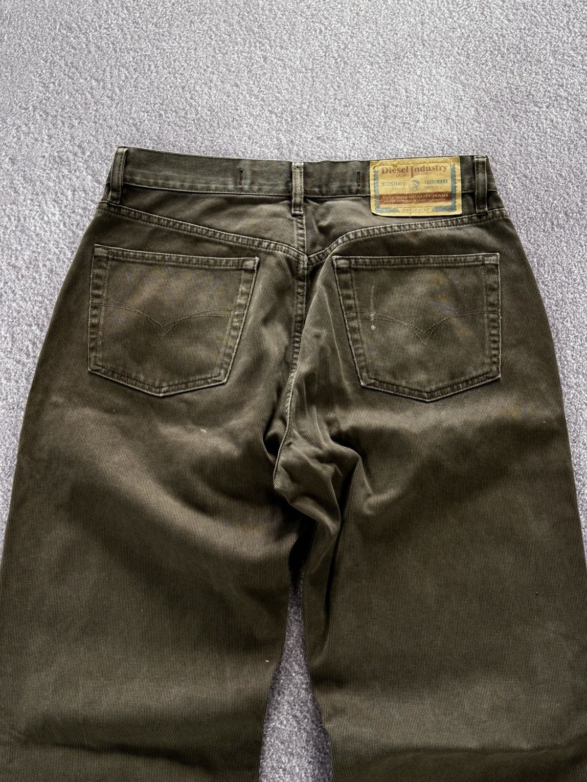 Diesel Diesel Retro Vibe Vintage Brown Stone Washed Pants Size US 33 - 6 Thumbnail