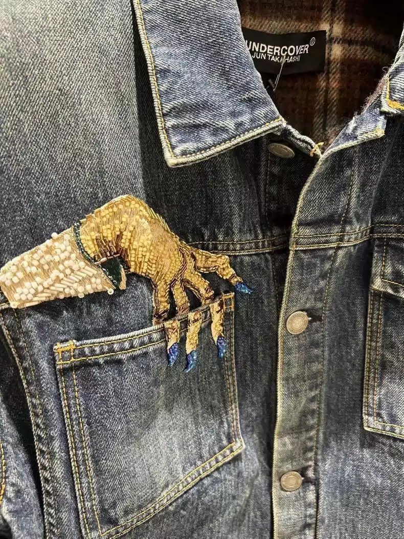 Undercover undercover23fw Ghost hand denim jacket Size US XL / EU 56 / 4 - 4 Thumbnail