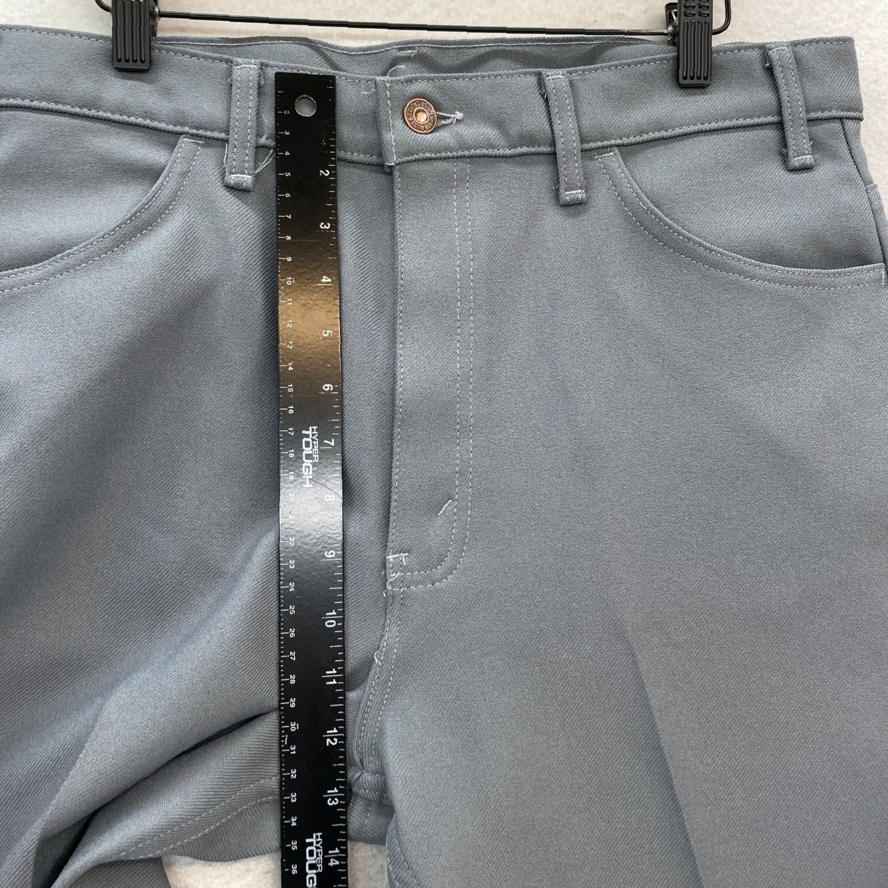 Levi's VINTAGE Levi's Action Slacks Pants Mens 36x30 Gray Dacron Polyester 1998 USA Size US 36 / EU 52 - 7 Thumbnail