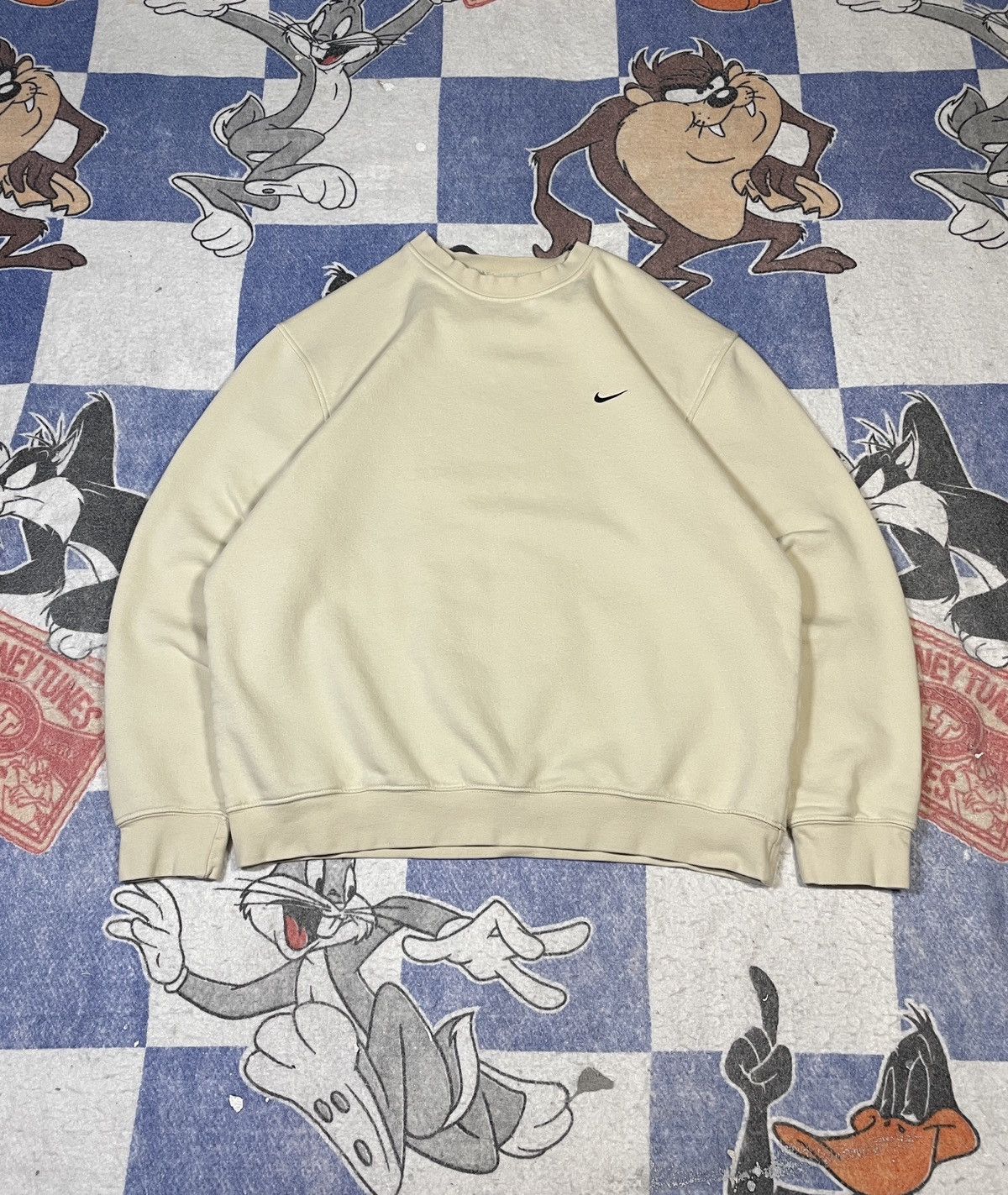 Nike Vintage Nike swoosh crewneck sweatshirt Size US XL / EU 56 / 4 - 1 Thumbnail