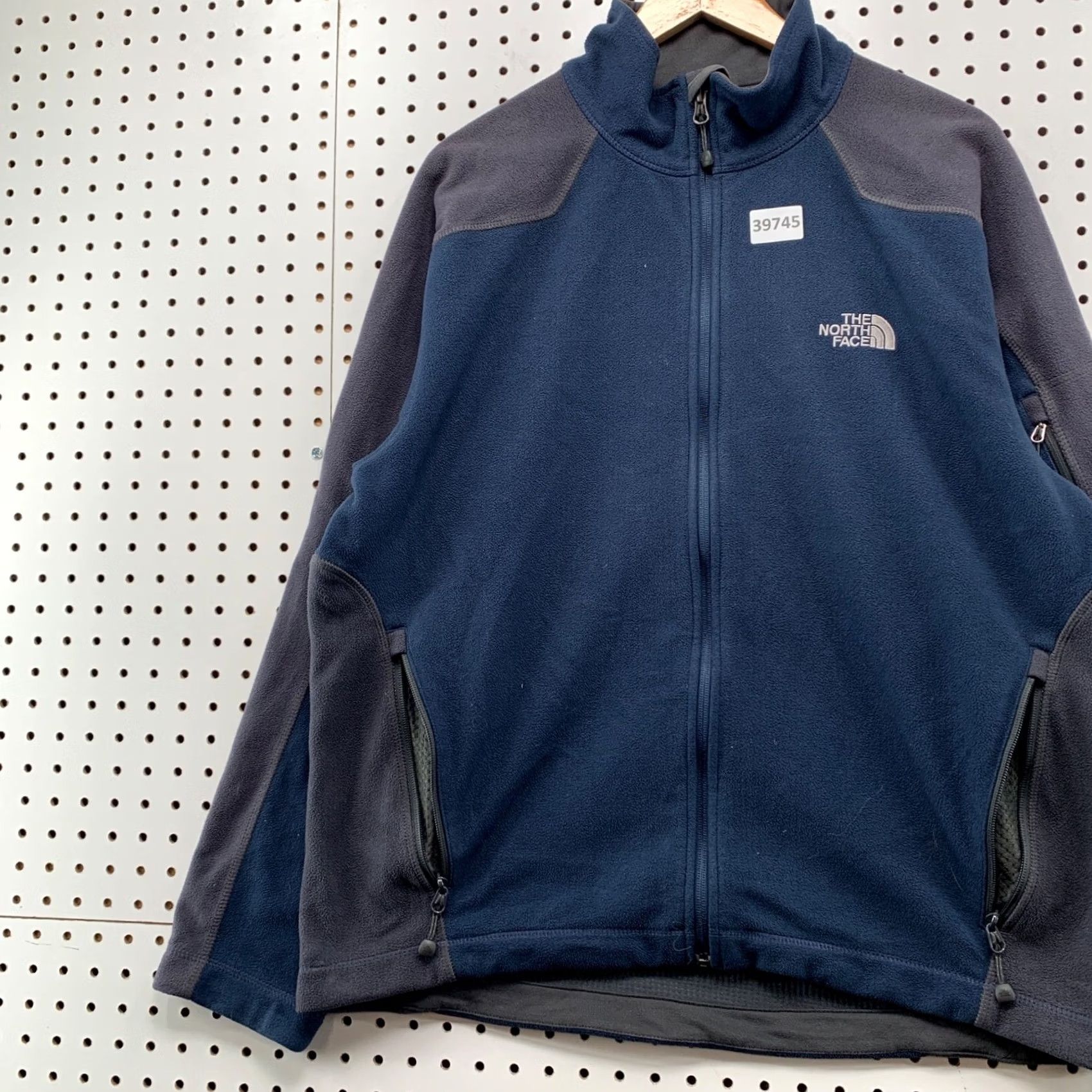 The North Face North Face Windwall Fleeze Zip Jacket Mens Large Blue Gray Outdoor Windbreaker XS? Size US L / EU 52-54 / 3 - 7 Thumbnail