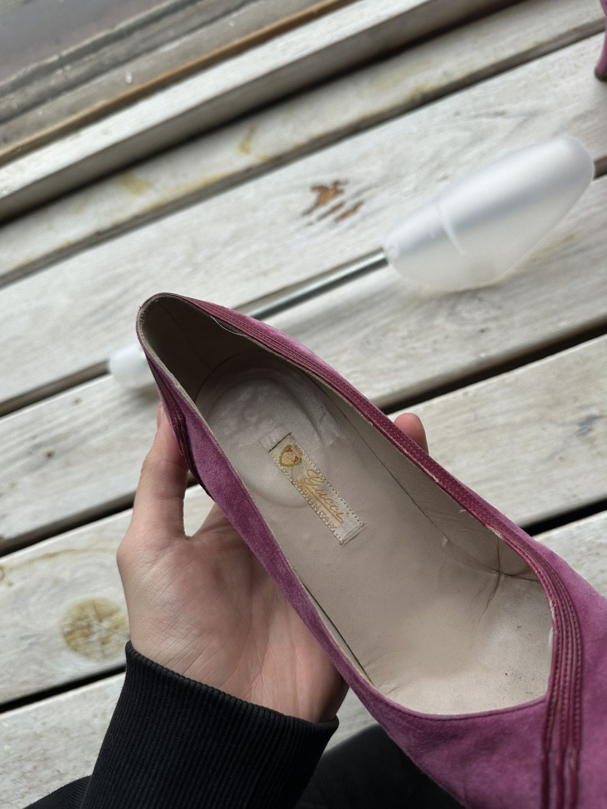 Gucci 🚨ARHIVE GUCCI HEELS LUXURY RARE PINK OLD MONEY Size US 7.5 / IT 37.5 - 10 Thumbnail
