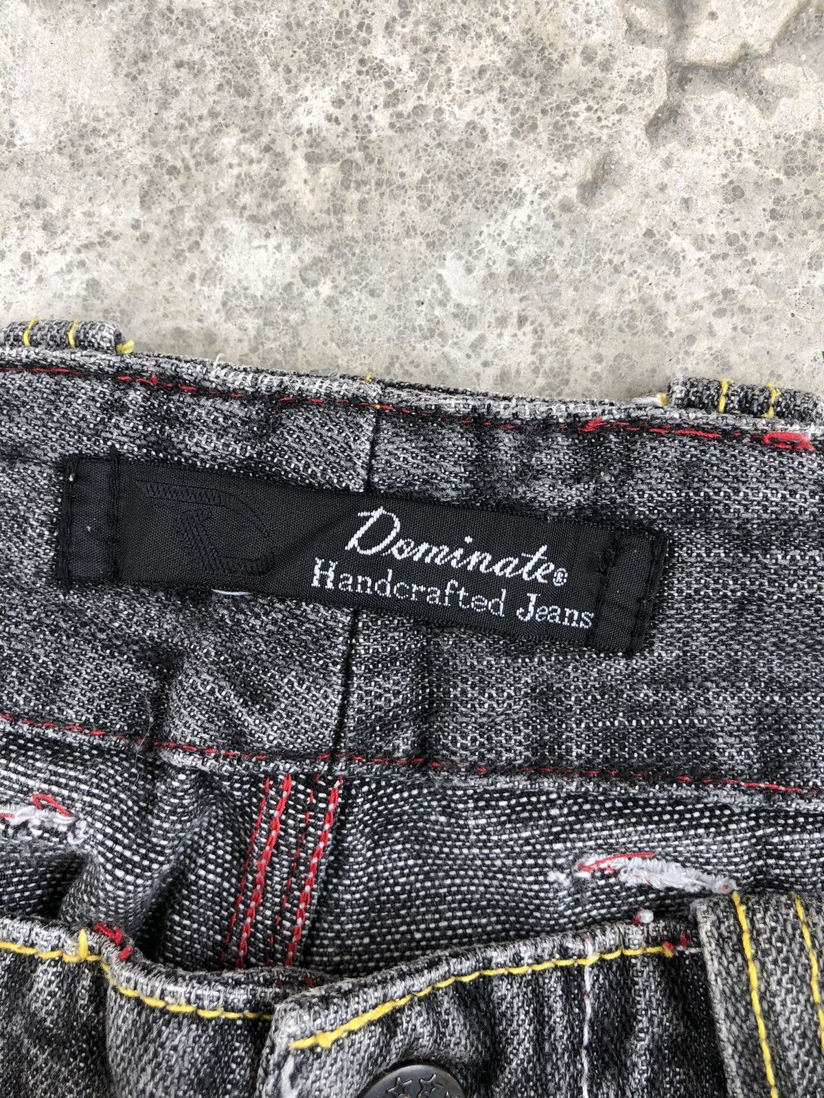 If Six Was Nine Dominate Handcrafted Flared Jeans Distressed Jeans Size US 33 - 14 Thumbnail