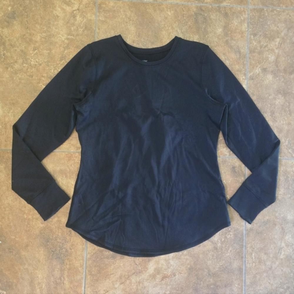 Designer Black Climate Right CD Long Sleeve Size L / US 10 / IT 46 - 1 Thumbnail