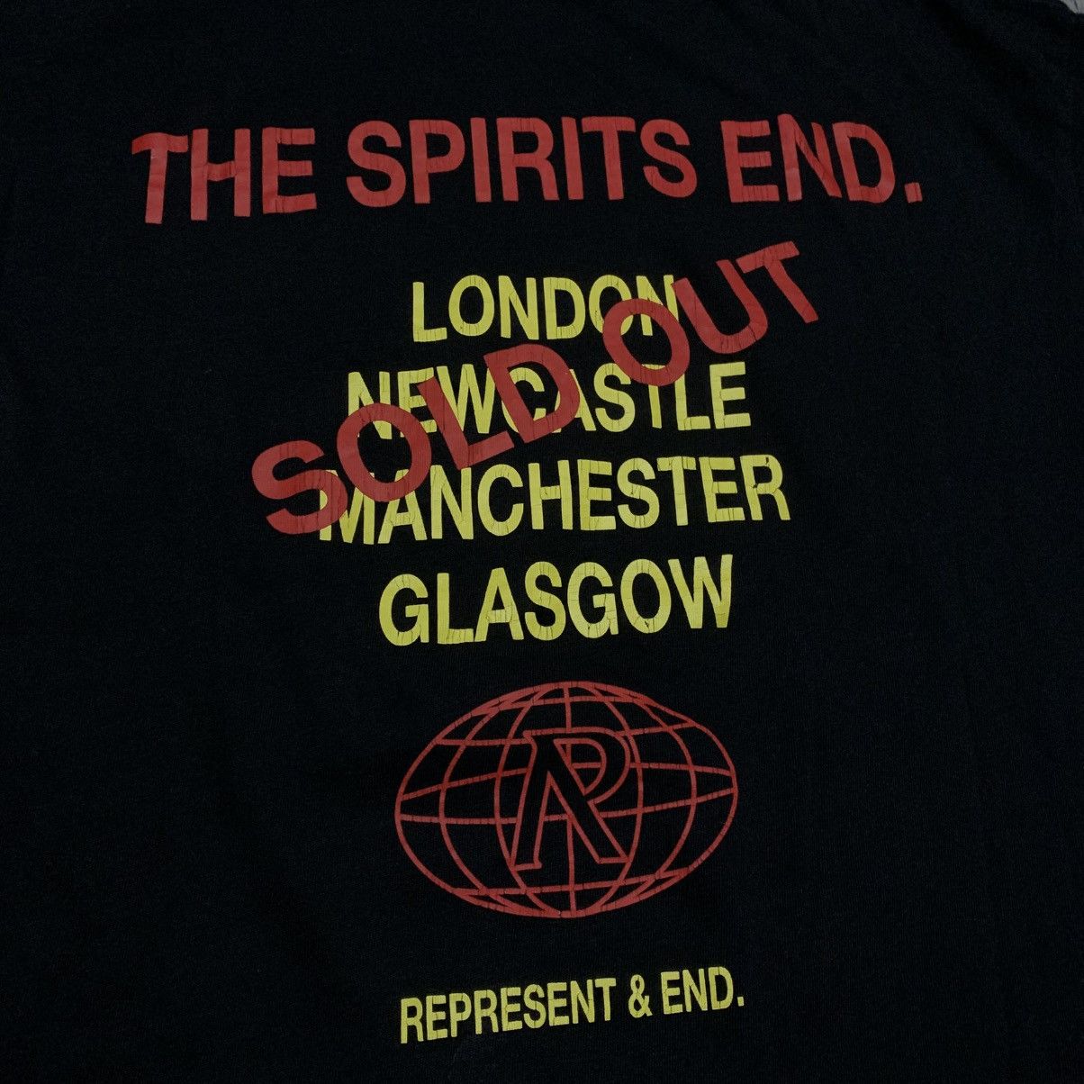 Represent Clo. Represent Small The Spirits End Jet Black Tee Size US S / EU 44-46 / 1 - 4 Thumbnail