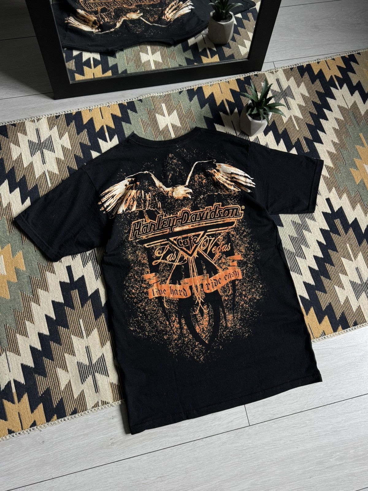 Harley Davidson Vintage Harley Davidson Big Logo Eagle T-shirt Size US M / EU 48-50 / 2 - 3 Thumbnail