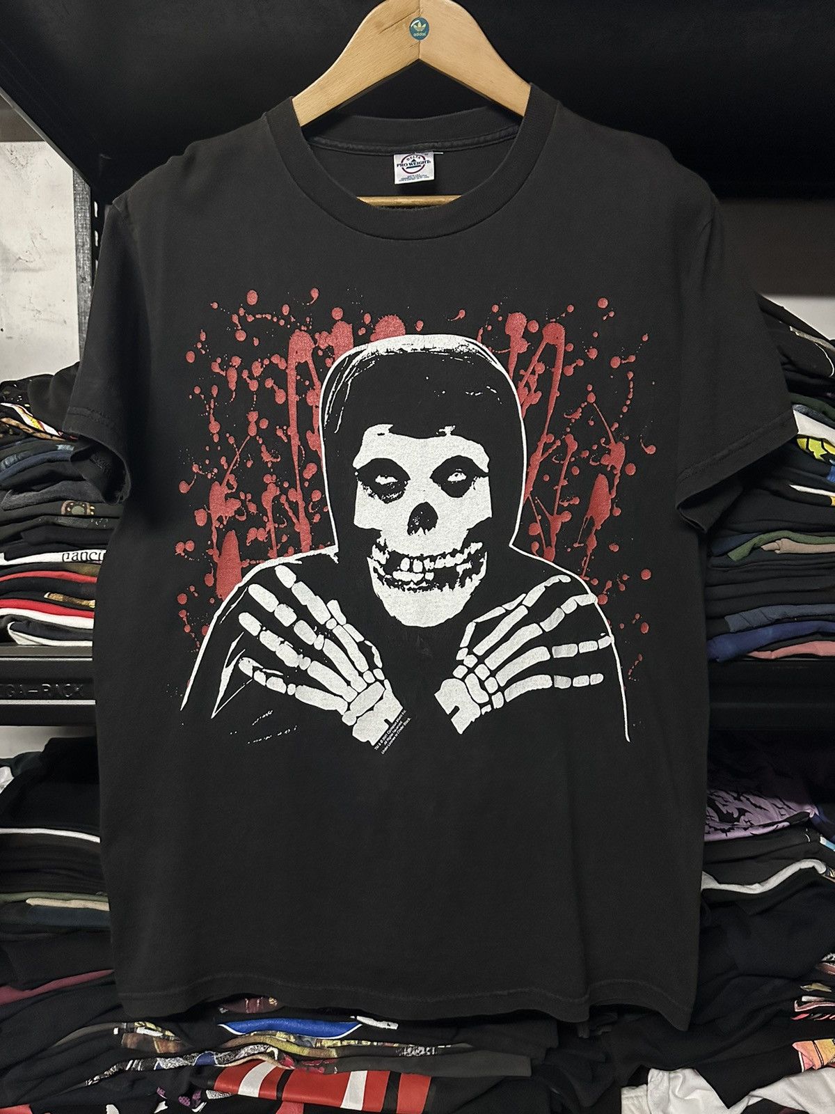 Band Tees Thrashed Vintage Misfits Horror Punk Promo Faded Tee Size US M / EU 48-50 / 2 - 1 Thumbnail