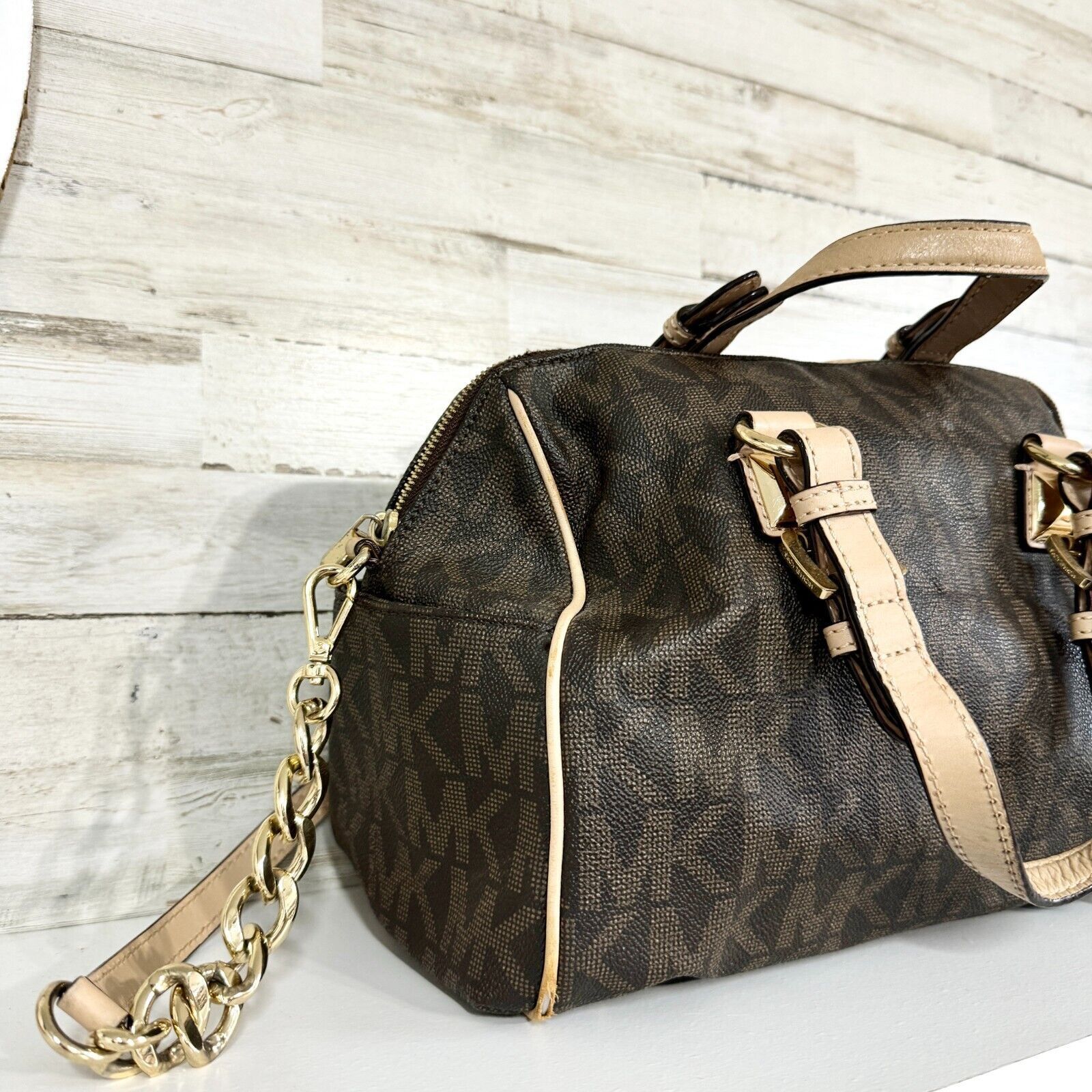 Michael Kors Rare Retired Michael Kors All Over Print Small Duffel Bag Size ONE SIZE - 3 Thumbnail