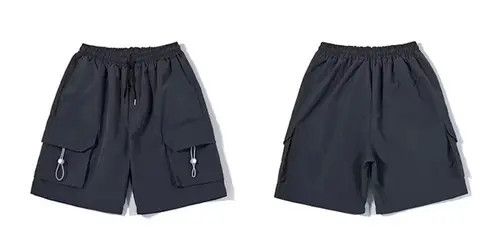 Japanese Brand 21SS Indigo Union Japan Blue Worker Cargo Shorts Size US 33 - 4 Thumbnail