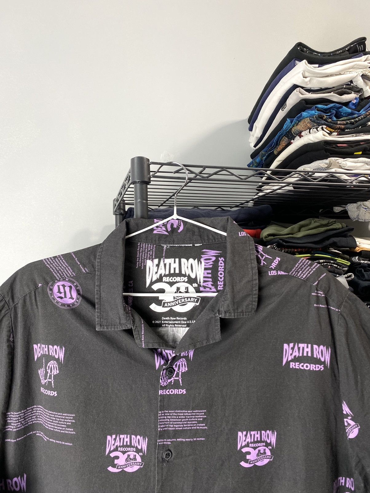 Death Row Records Vintage Style Death Row Records Shirt Tee Y2K Size US L / EU 52-54 / 3 - 2 Thumbnail