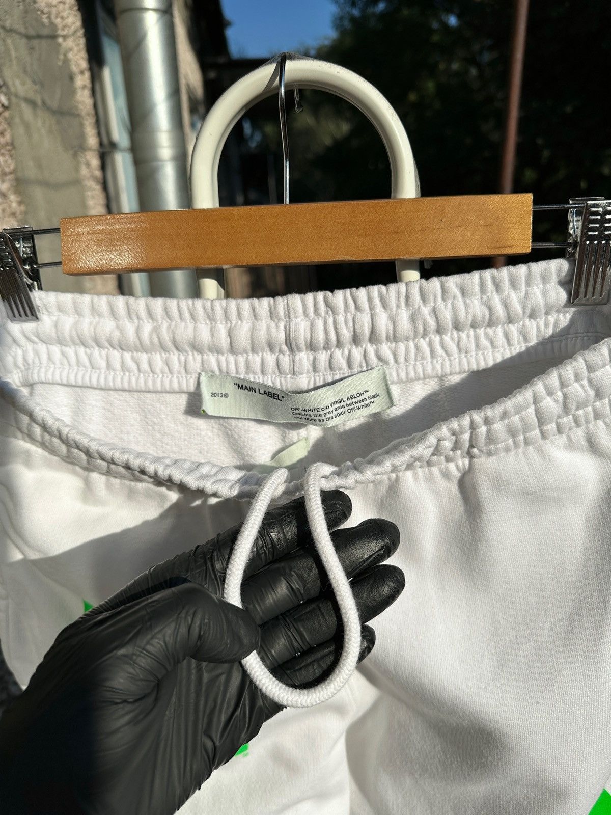 Off-White Off-White Golden Ratio White Sweatpants Size US 30 / EU 46 - 19 Thumbnail