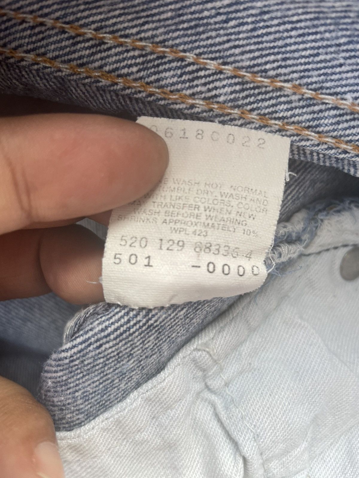 Levi's × Vintage Vintage 1989 Levis 501 XX e Distresed Size US 31 - 15 Thumbnail