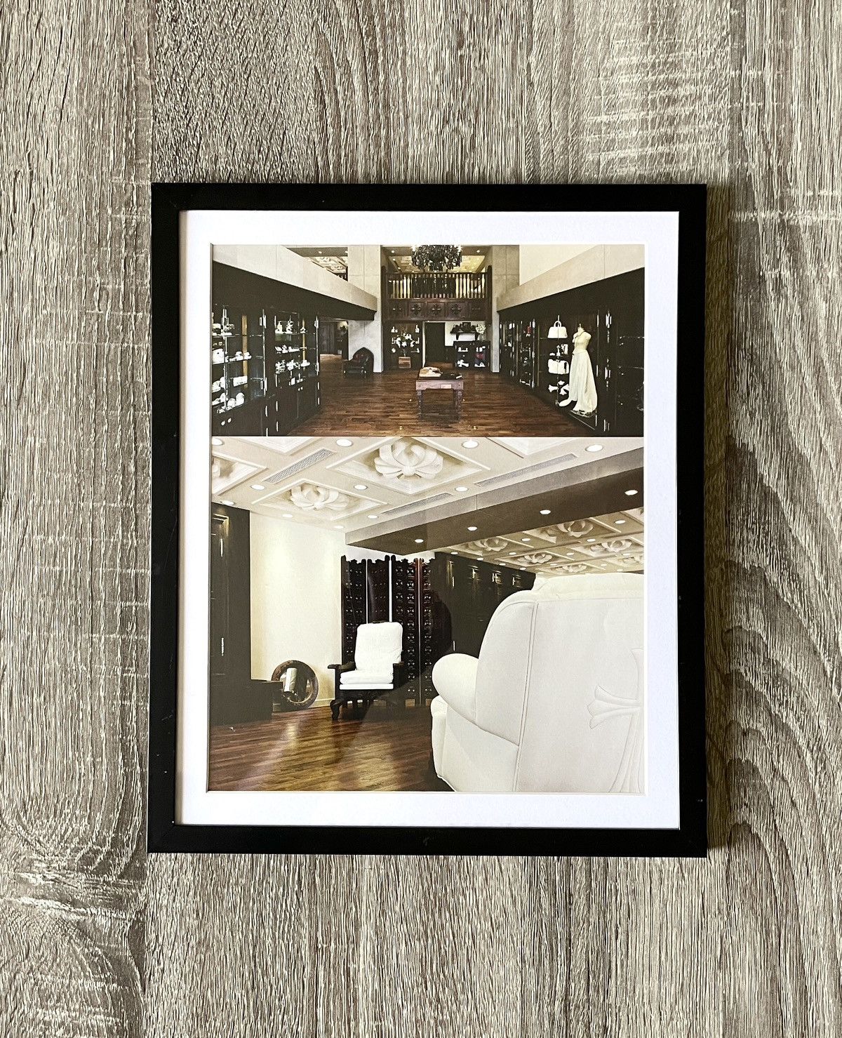 Chrome Hearts × Vintage Chrome Hearts showroom 9x11 magazine cutout poster framed Size ONE SIZE - 1 Thumbnail