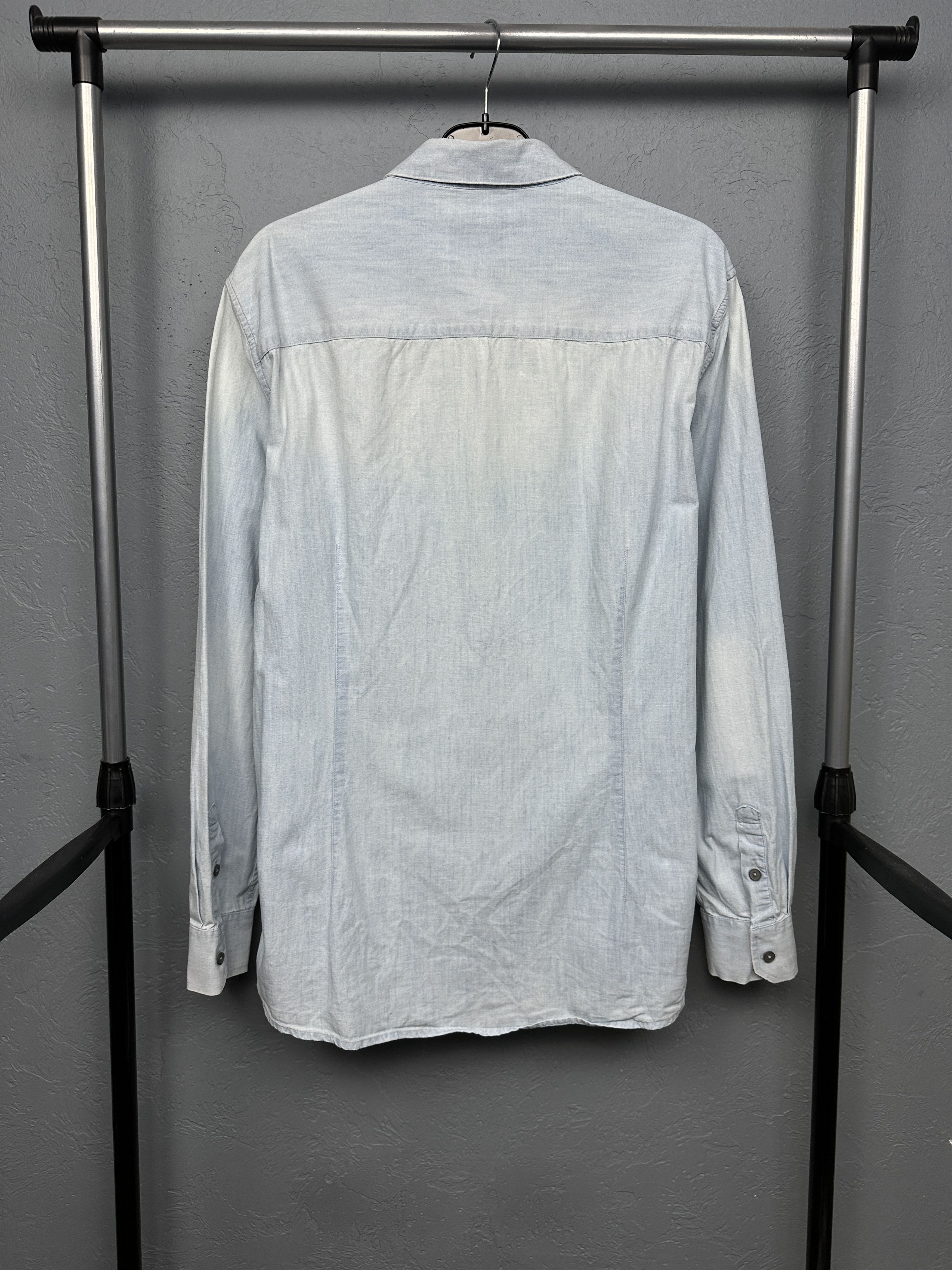Armani Exchange Armani Exchange Mens Denim Shirt Size US XL / EU 56 / 4 - 7 Thumbnail