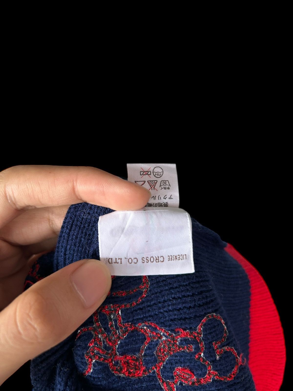 Japanese Brand × Kapital × Vintage Vintage Mickey Horn Devil Knitt Beanie Hats Size ONE SIZE - 11 Thumbnail
