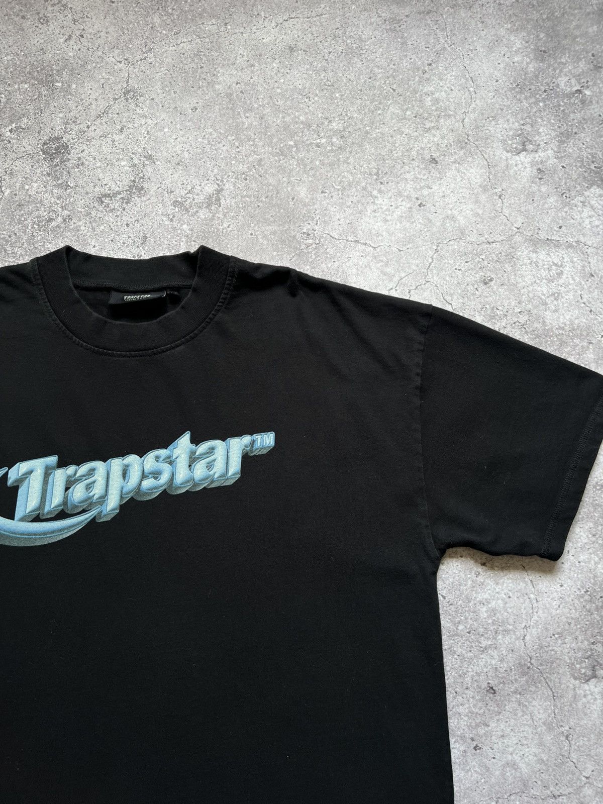 Trapstar London Trapstar Oversize Fit T-shirt Black Blue Men's Cotton Size US XXL / EU 58 / 5 - 5 Thumbnail