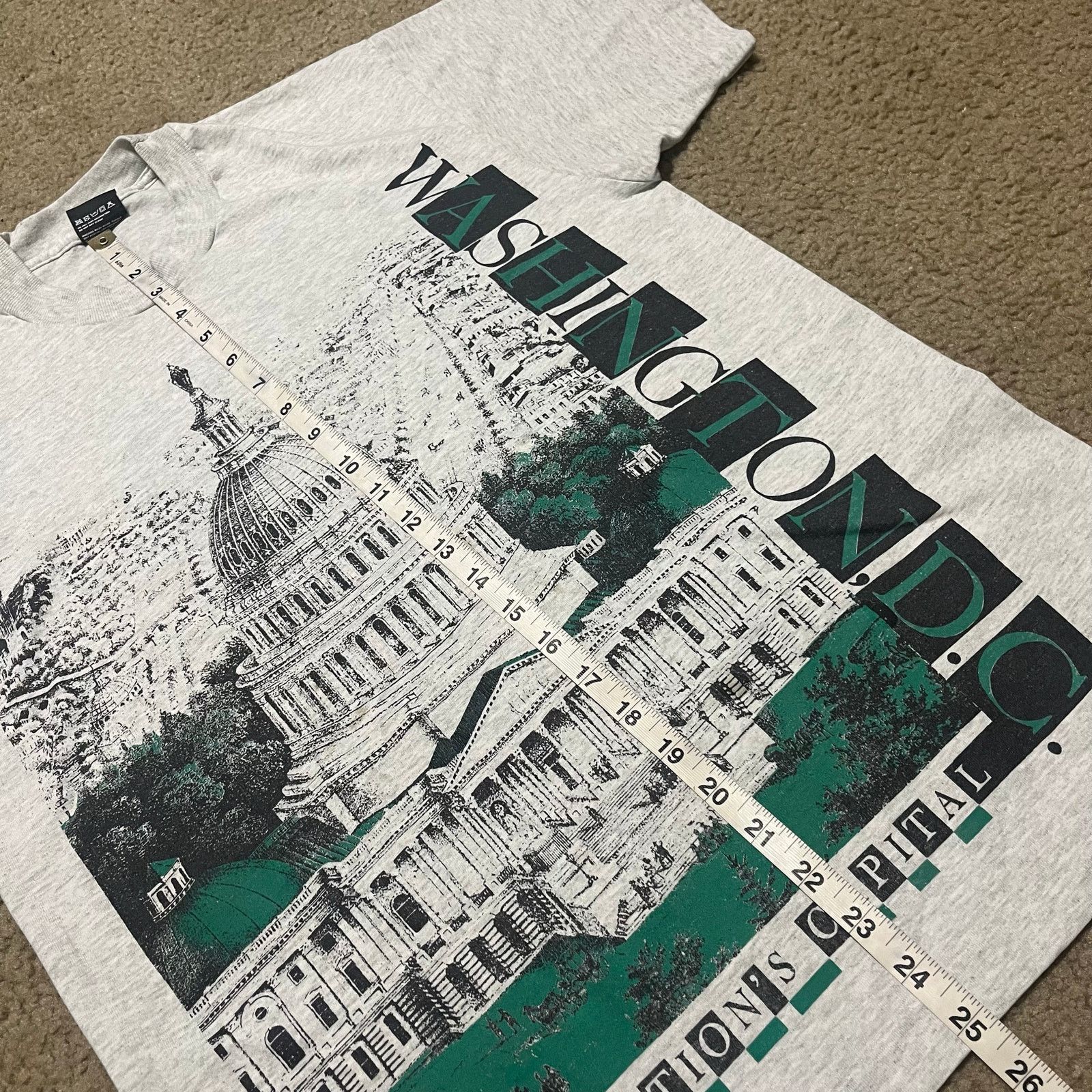 Hanes Vintage 90s Hanes Washington, DC ’The Whitehouse’ Graphic T Size US L / EU 52-54 / 3 - 7 Thumbnail