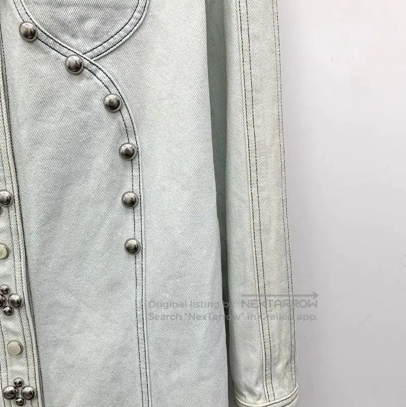 Louis Vuitton Louis Vuitton Light Blue Cotton Dress for Women . Size S / US 4 / IT 40 - 3 Thumbnail