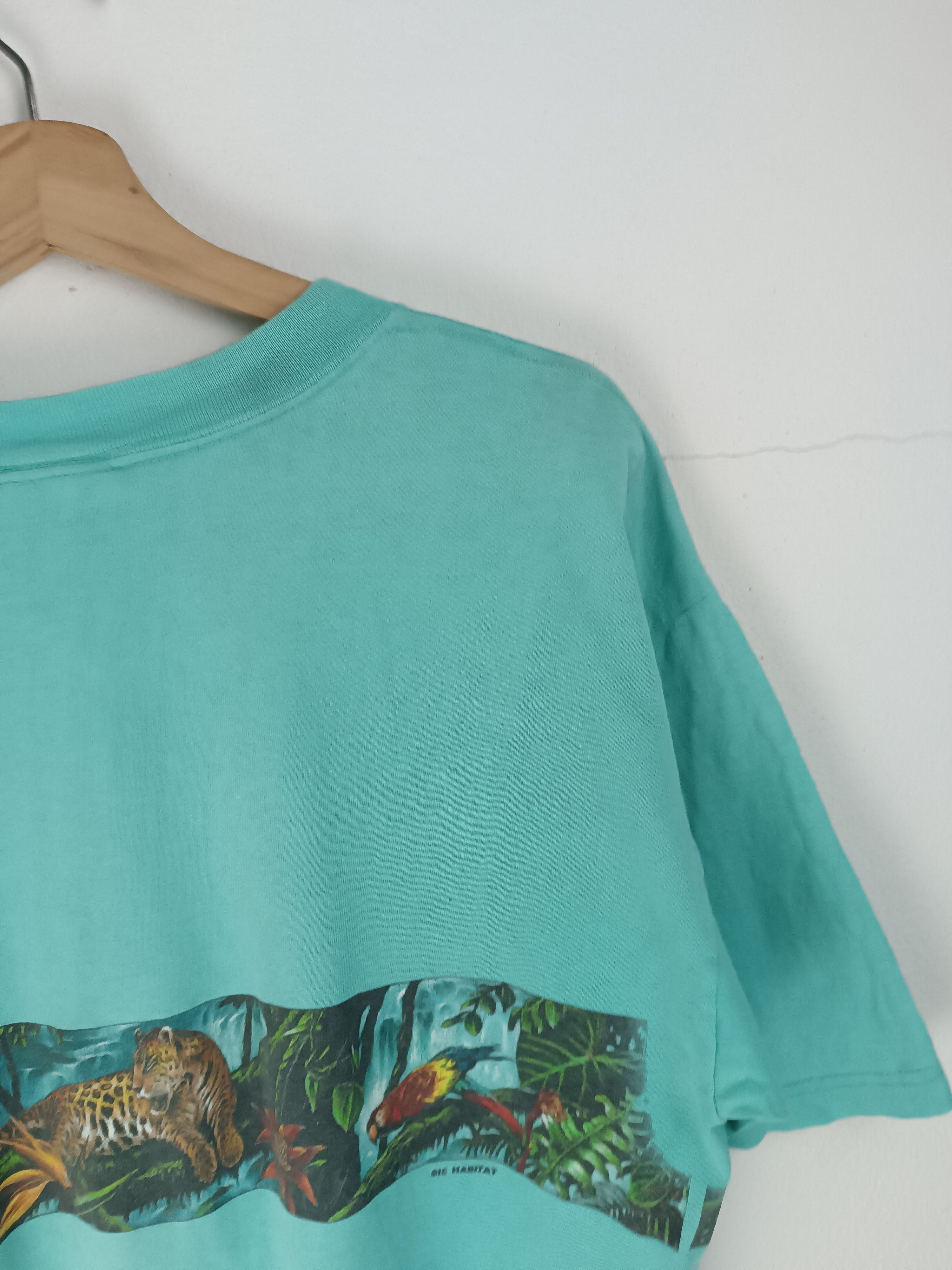Habitat VINTAGE 90'S HABITAT RAINFOREST ANIMAL TIGER SINGLE STITCH Size US L / EU 52-54 / 3 - 16 Thumbnail