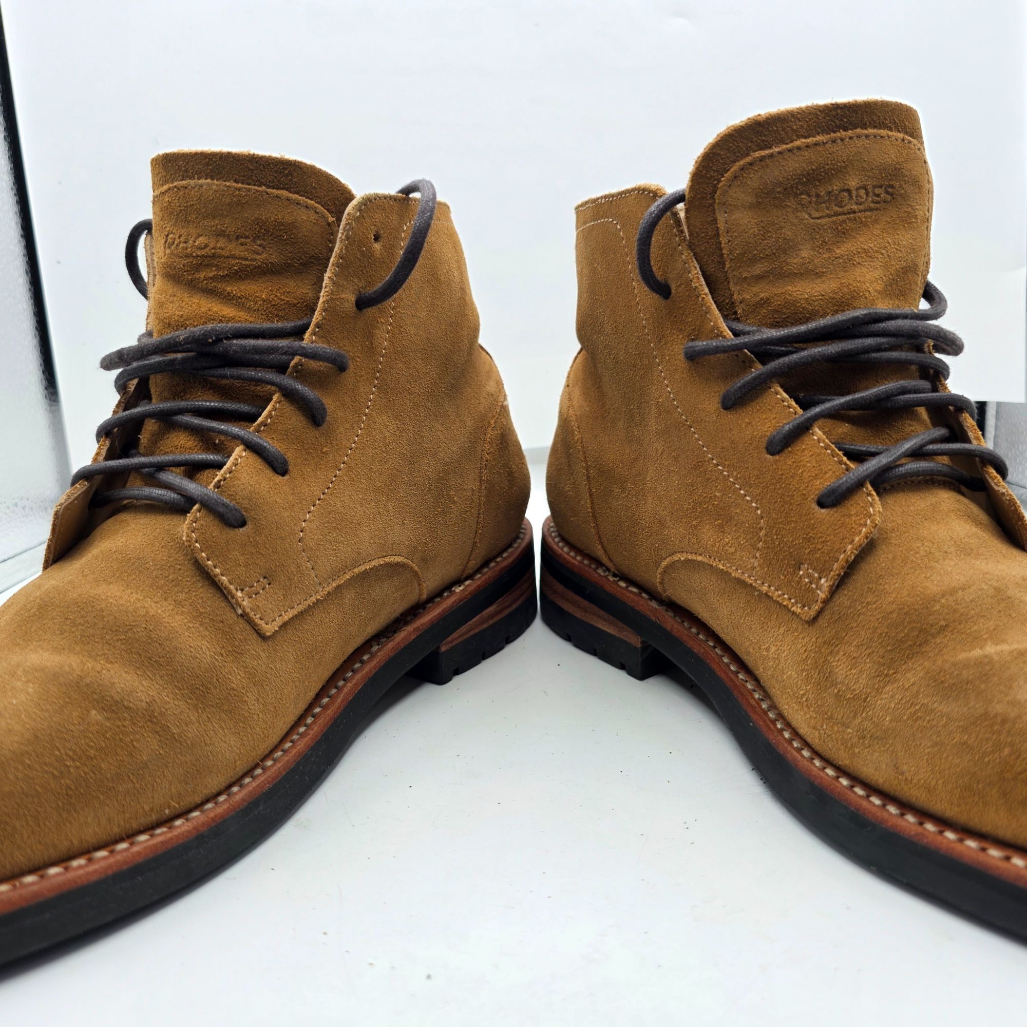 Rhodes Rhodes Footwear Logan Boot Mens Size 9 Mojave Suede Leather Size US 9 / EU 42 - 3 Thumbnail
