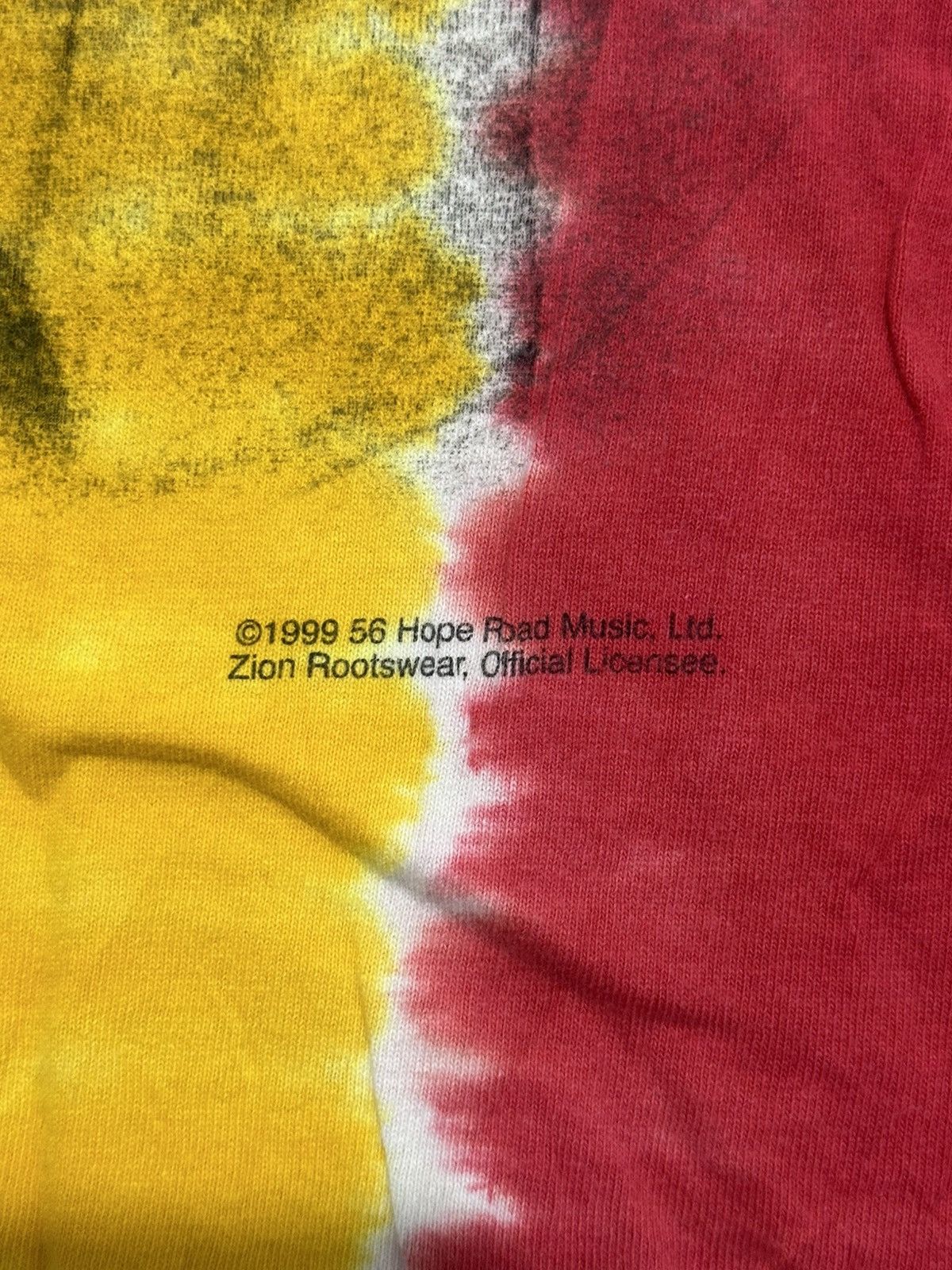 Zion Rootswear Vintage 90’s Bob Marley Tie Dye Tee Shirt Zion Roots wear XL Size US XL / EU 56 / 4 - 3 Thumbnail