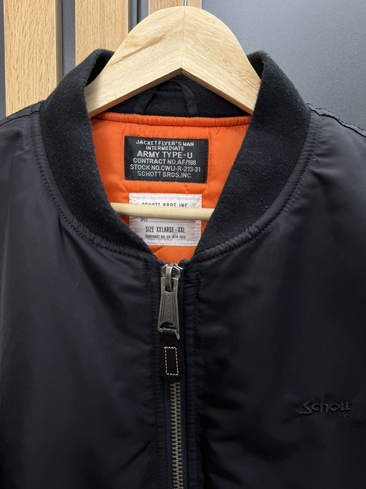 Schott Schott MA-1 Army Type U Bomber Flight Jackett Size XXL Size US XXL / EU 58 / 5 - 6 Thumbnail