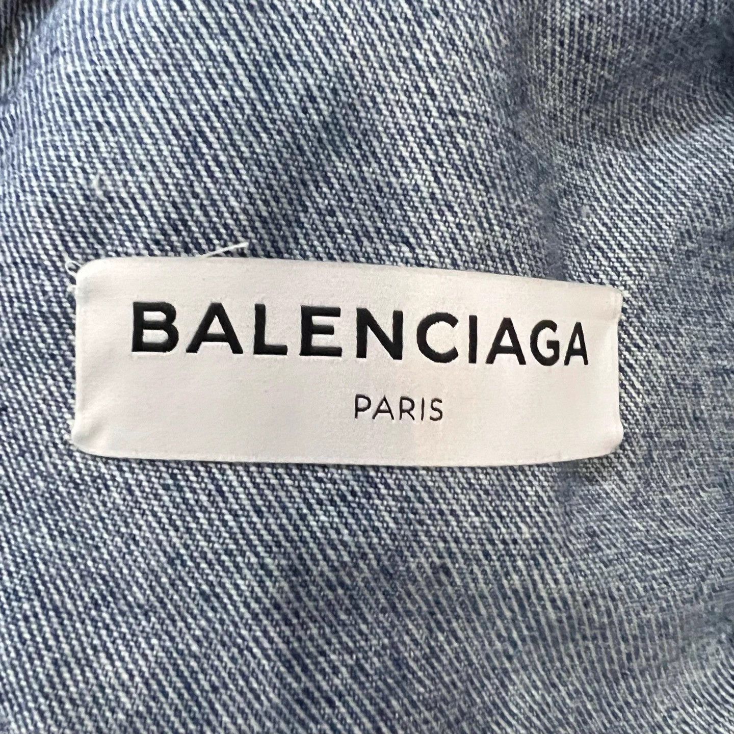 Balenciaga Balenciaga Blue Denim Jacket 34 95 New Size XXS / US 00 / IT 34 - 3 Thumbnail