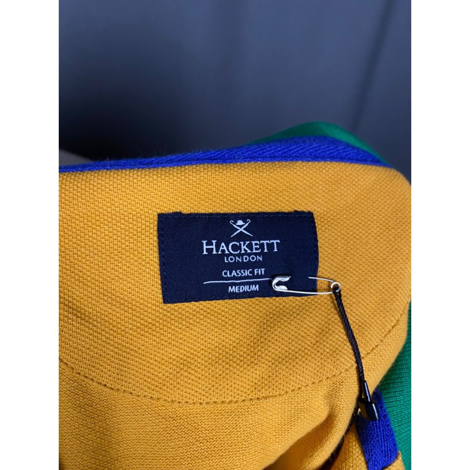 Hackett NWT Hackett Brazil Men's Yellow Polo T-Shirt Size M Size US M / EU 48-50 / 2 - 12 Thumbnail