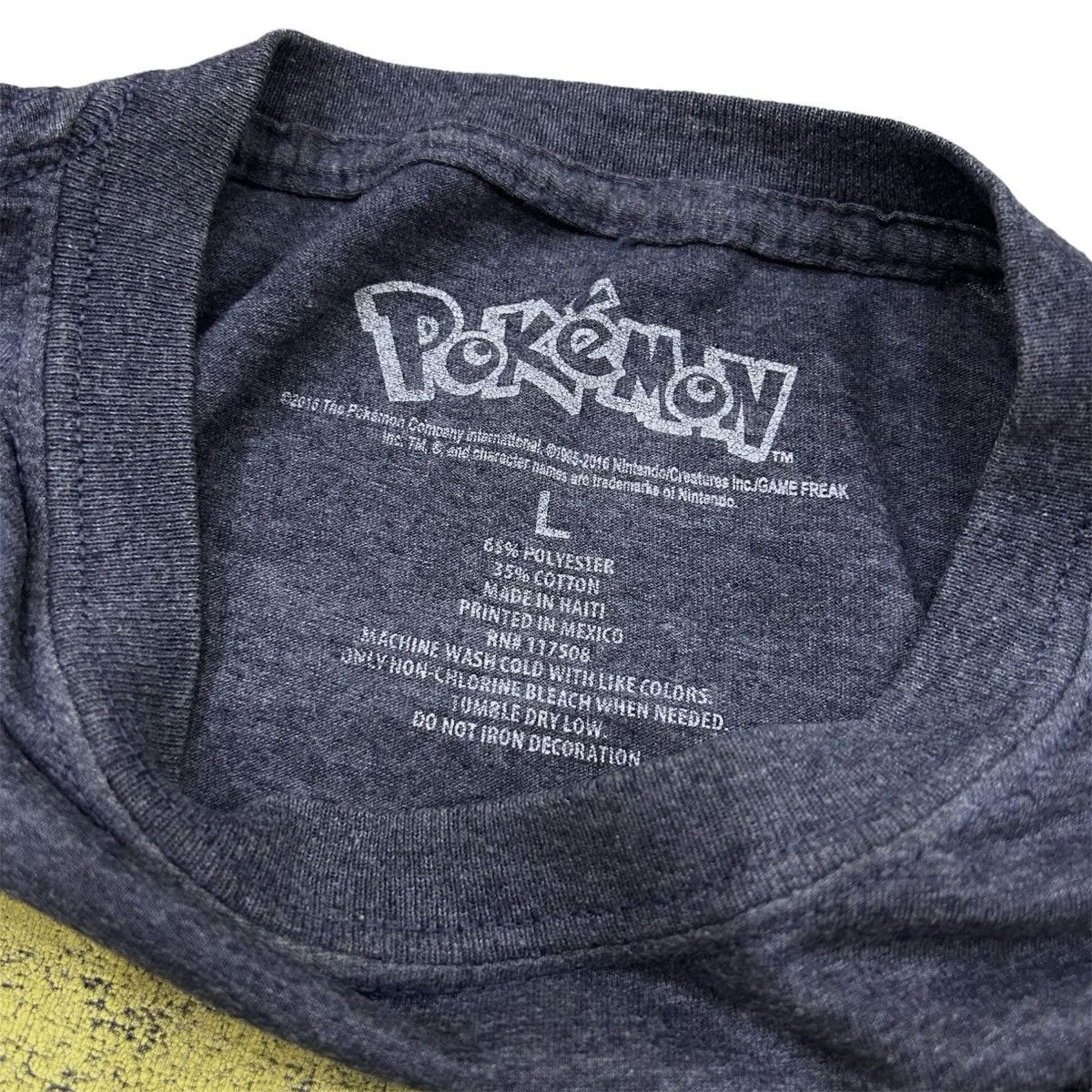 Anime Pokemon Pikachu Anime Comic TV Show Tshirt Size US L / EU 52-54 / 3 - 3 Thumbnail