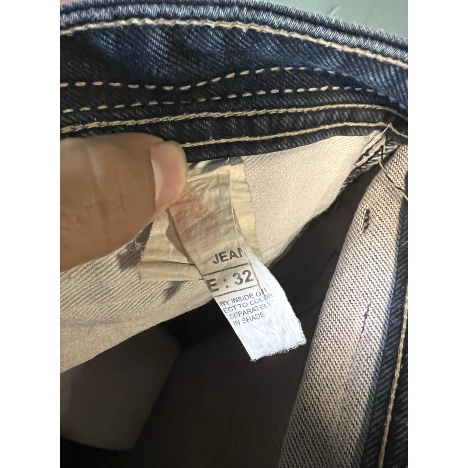 Denime Jack and Jones Jeans Men Denim Straight 32x27 Blue Regular 32 Inseam Jeans Mens Jeans Straight Size US 32 / EU 48 - 4 Thumbnail