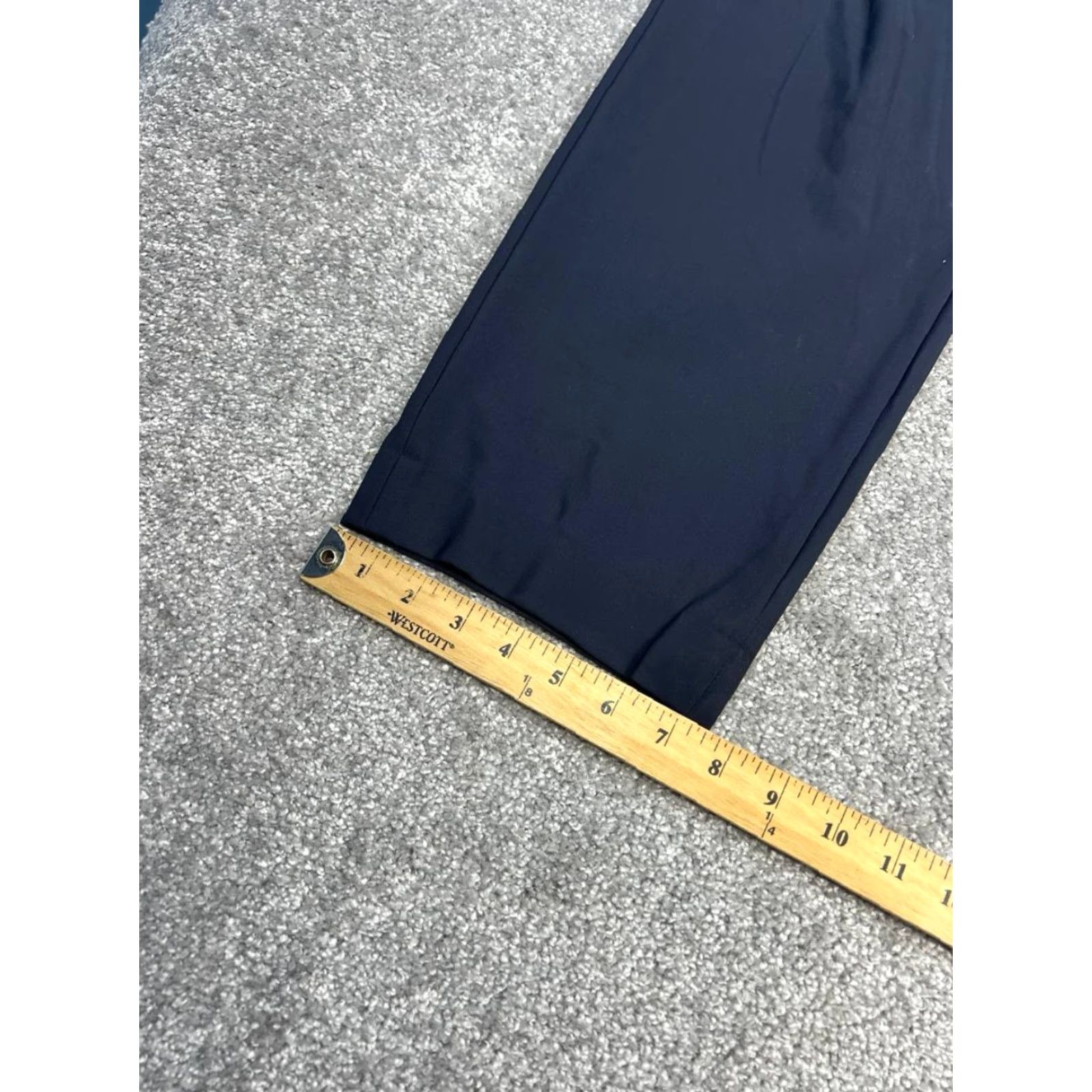 Theory Theory Mayer Pants Mens 36 Blue High Rise Stretch Ponte Chino Straight Front 36 Adult Regular Clothing Mens Size US 36 / EU 52 - 6 Thumbnail