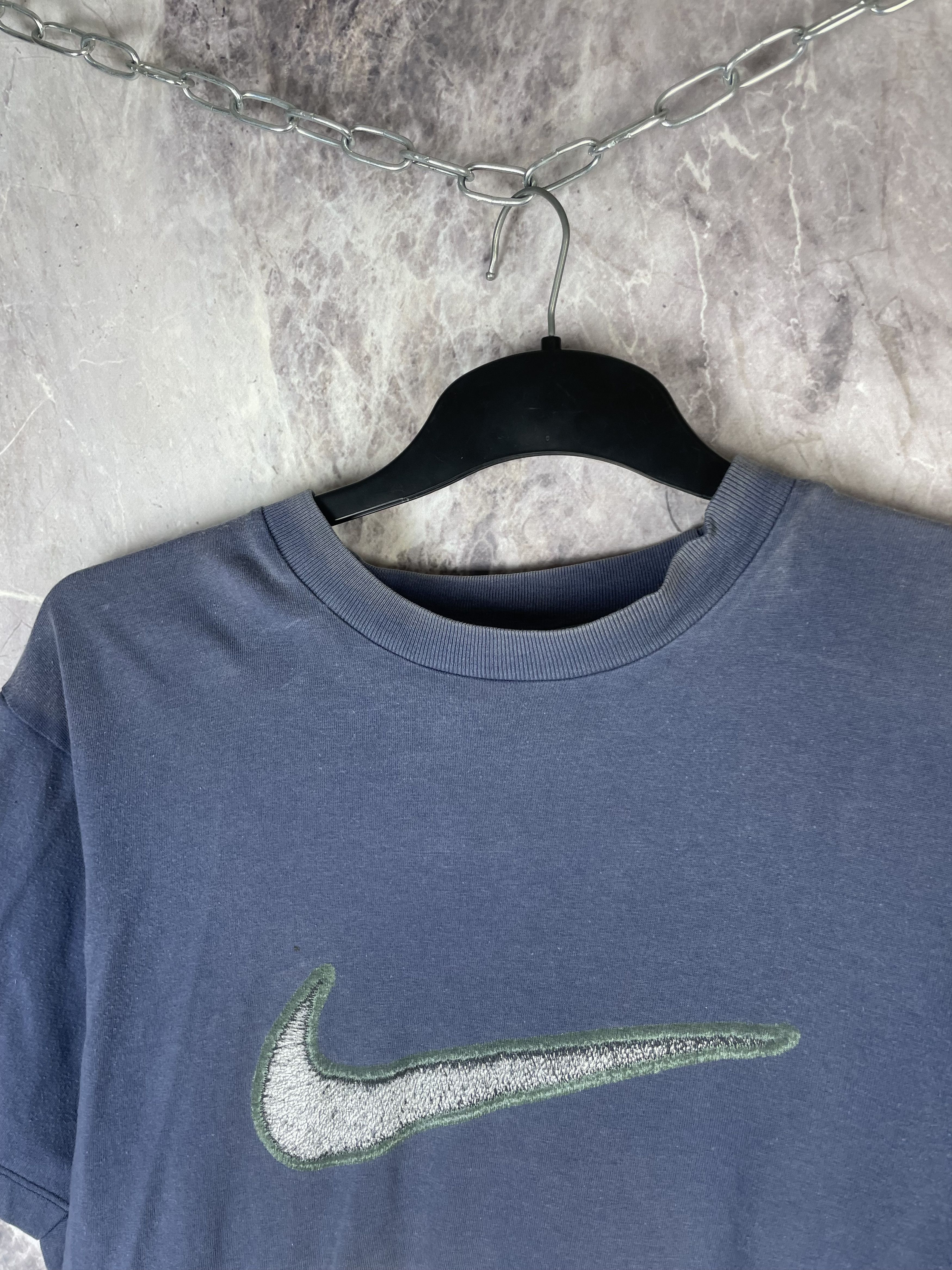 Nike Nike Vintage big logo t-shirt Swoosh 90s Size US S / EU 44-46 / 1 - 3 Thumbnail