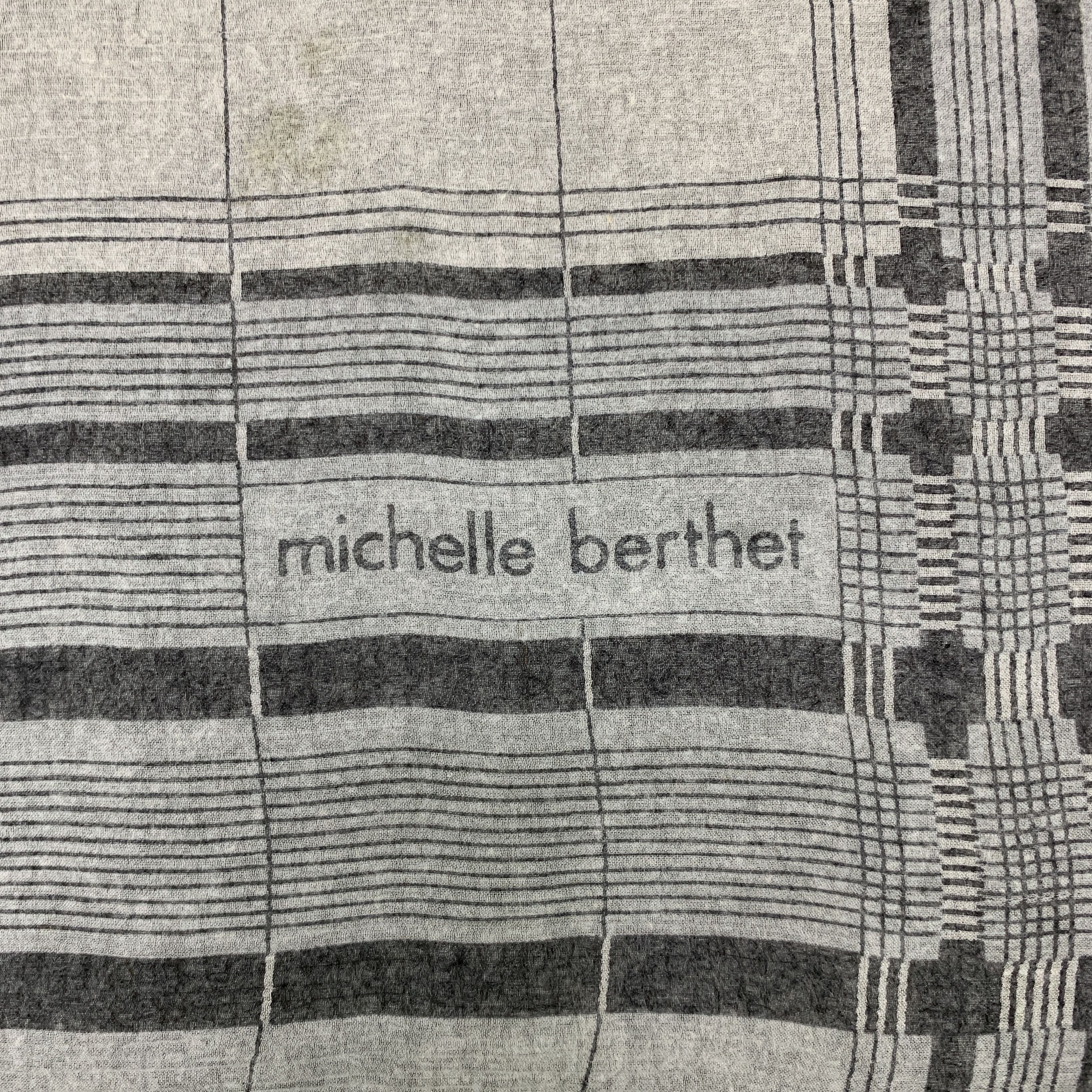 Designer × Vintage Vintage Michelle Berthet Scarf Neckwear - SCA2142 Size ONE SIZE - 8 Thumbnail