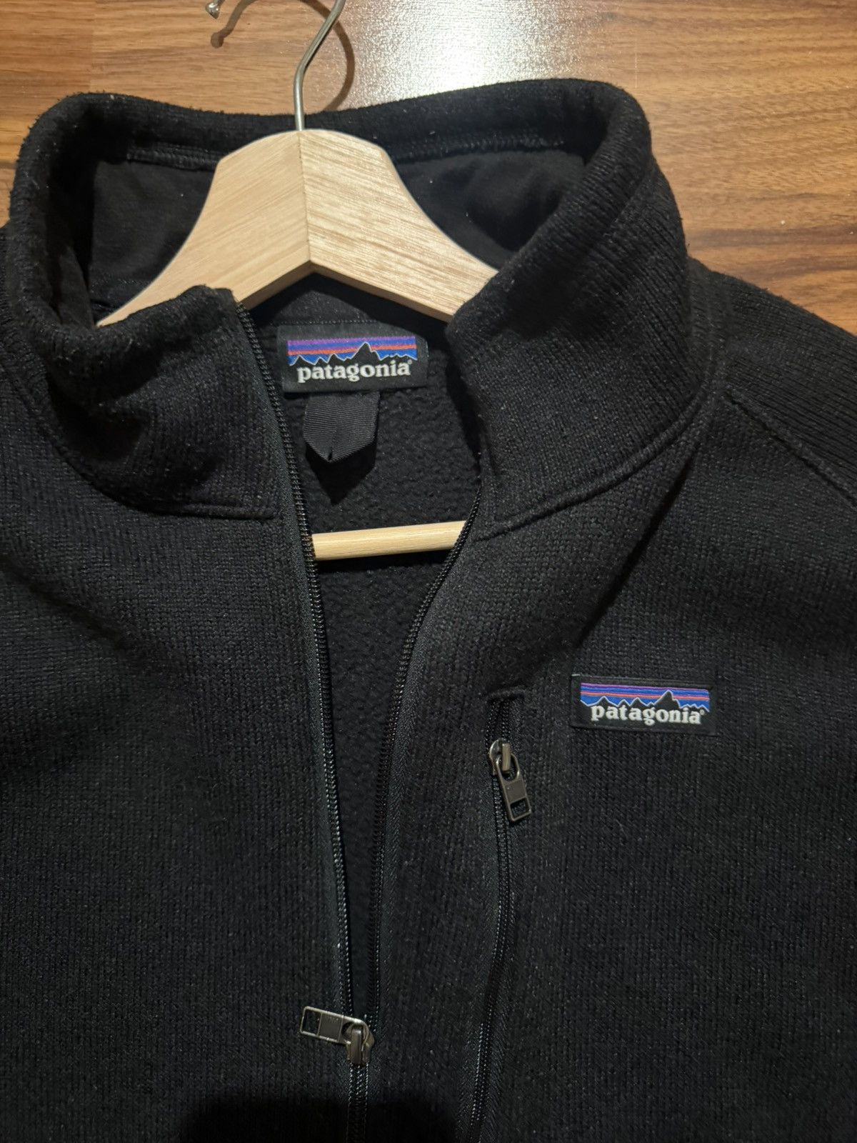 Patagonia Vintage Black Patagonia Zipup Size US XL / EU 56 / 4 - 2 Thumbnail