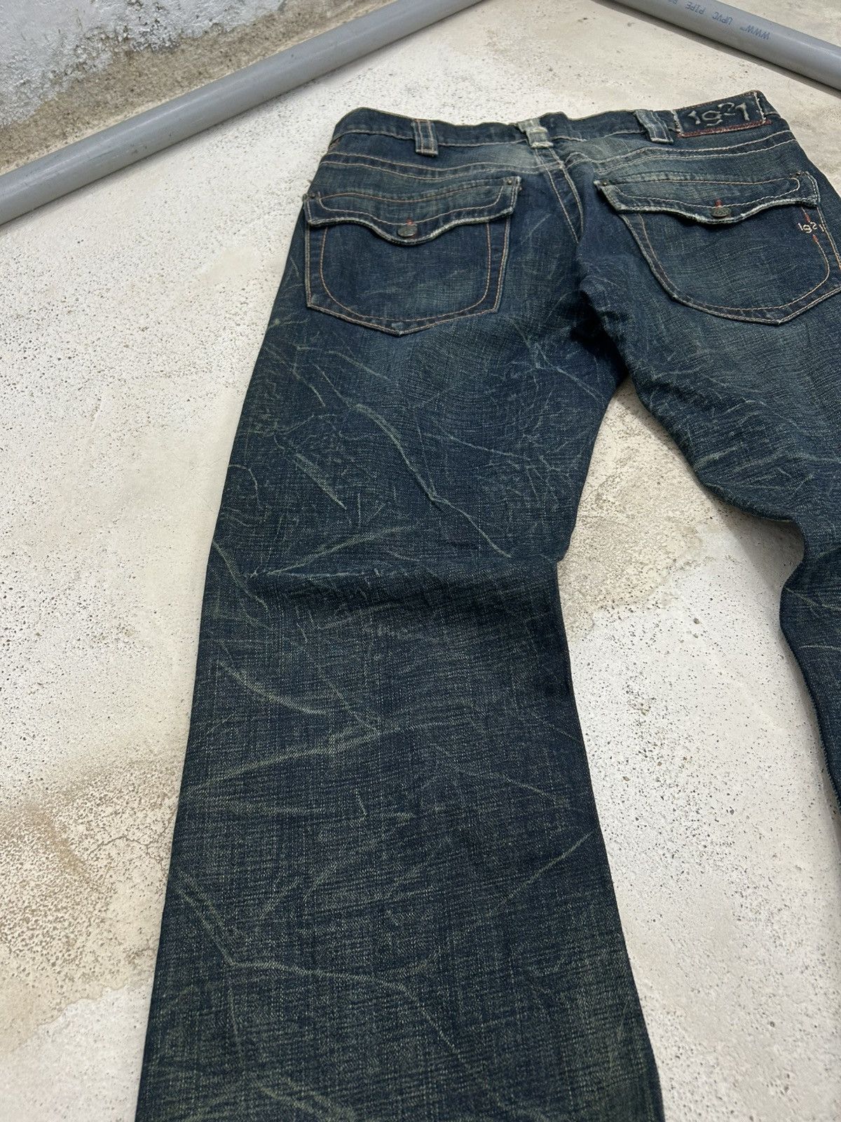 Hysteric Glamour Vintage Extreme Flared Jeans 1927 Brand Distressed Denim Size US 34 / EU 50 - 10 Thumbnail