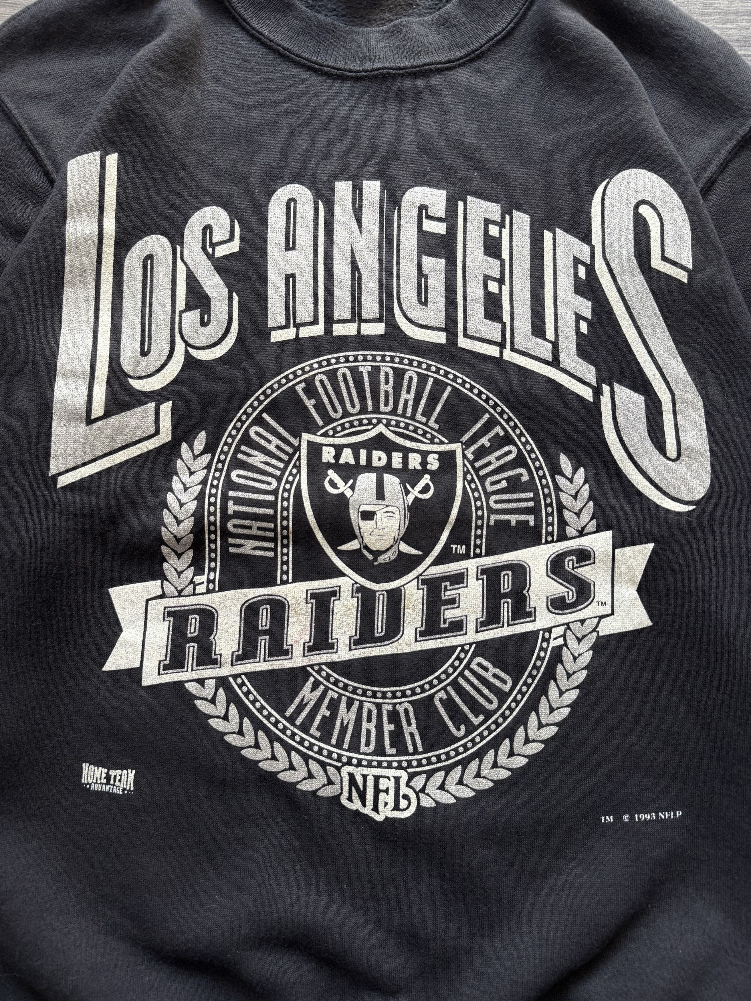 Vintage 90s Los Angeles Raiders NFL Crewneck Sweatshirt