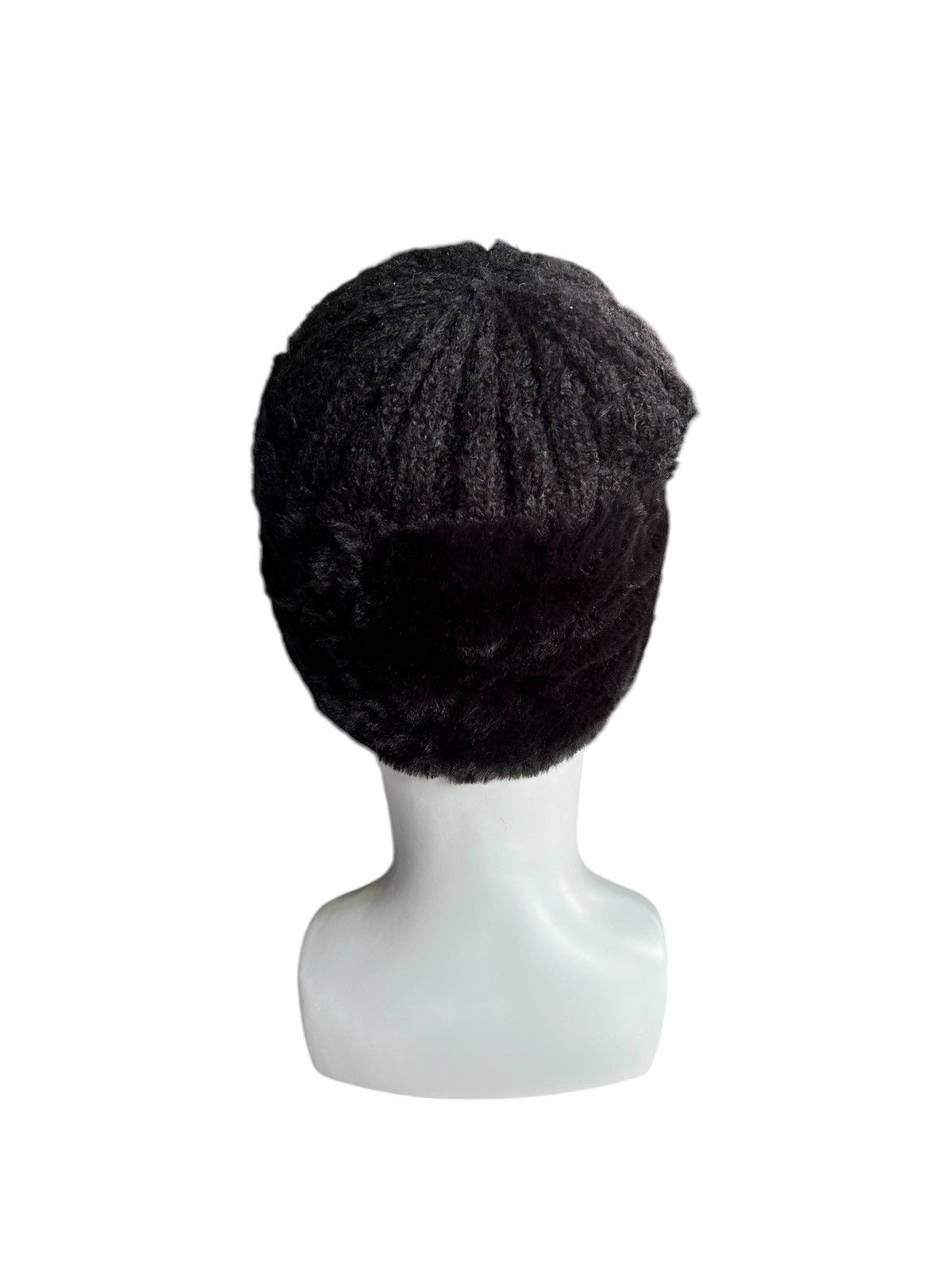 Japanese Brand × Kapital × Vintage Japanese Brand Punk Bondage Style knitt fur Big Beanie Hats Size ONE SIZE - 3 Thumbnail