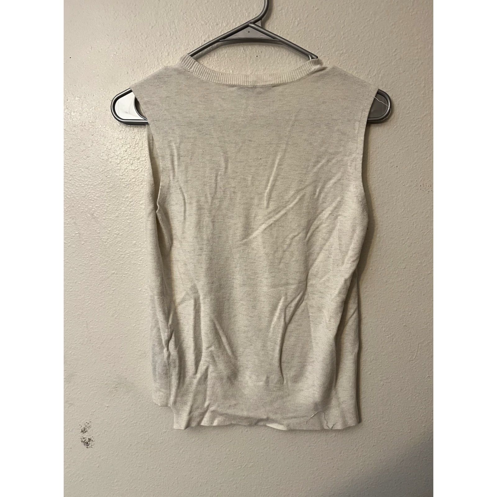 Zara Zara Knit Sleeveless Sweater Oatmeal Color Size Medium Women Size M / US 6-8 / IT 42-44 - 3 Thumbnail