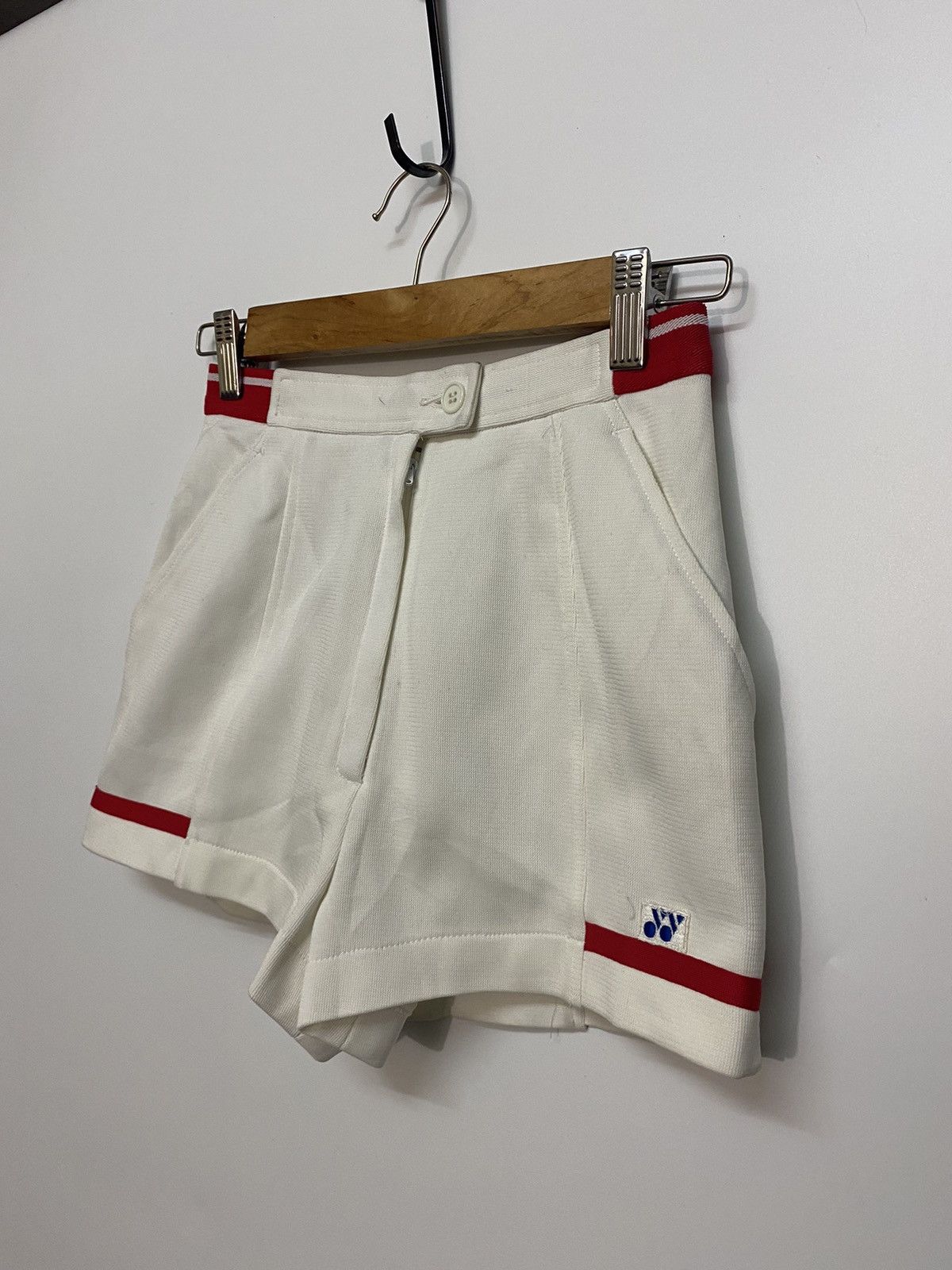 Japanese Brand × Vintage VINTAGE Yonex Tennis Shorts White Wimbledon Sports Japan Size 24" / US 00 / IT 34 - 3 Thumbnail